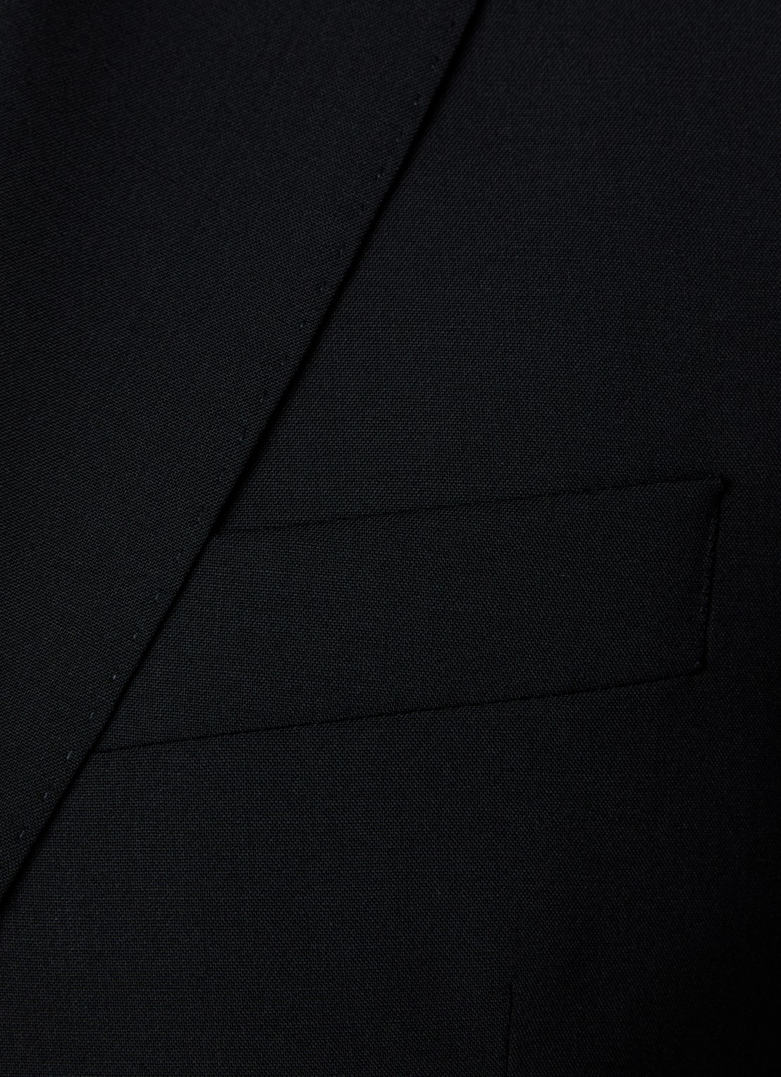 Oscar Jacobson Falk regular fit colbert van wol met klepzakken - detail 6 zwart