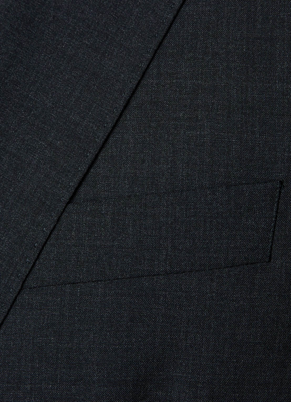 Oscar Jacobson Falk regular fit colbert van wol met klepzakken - detail 6 donkergrijs