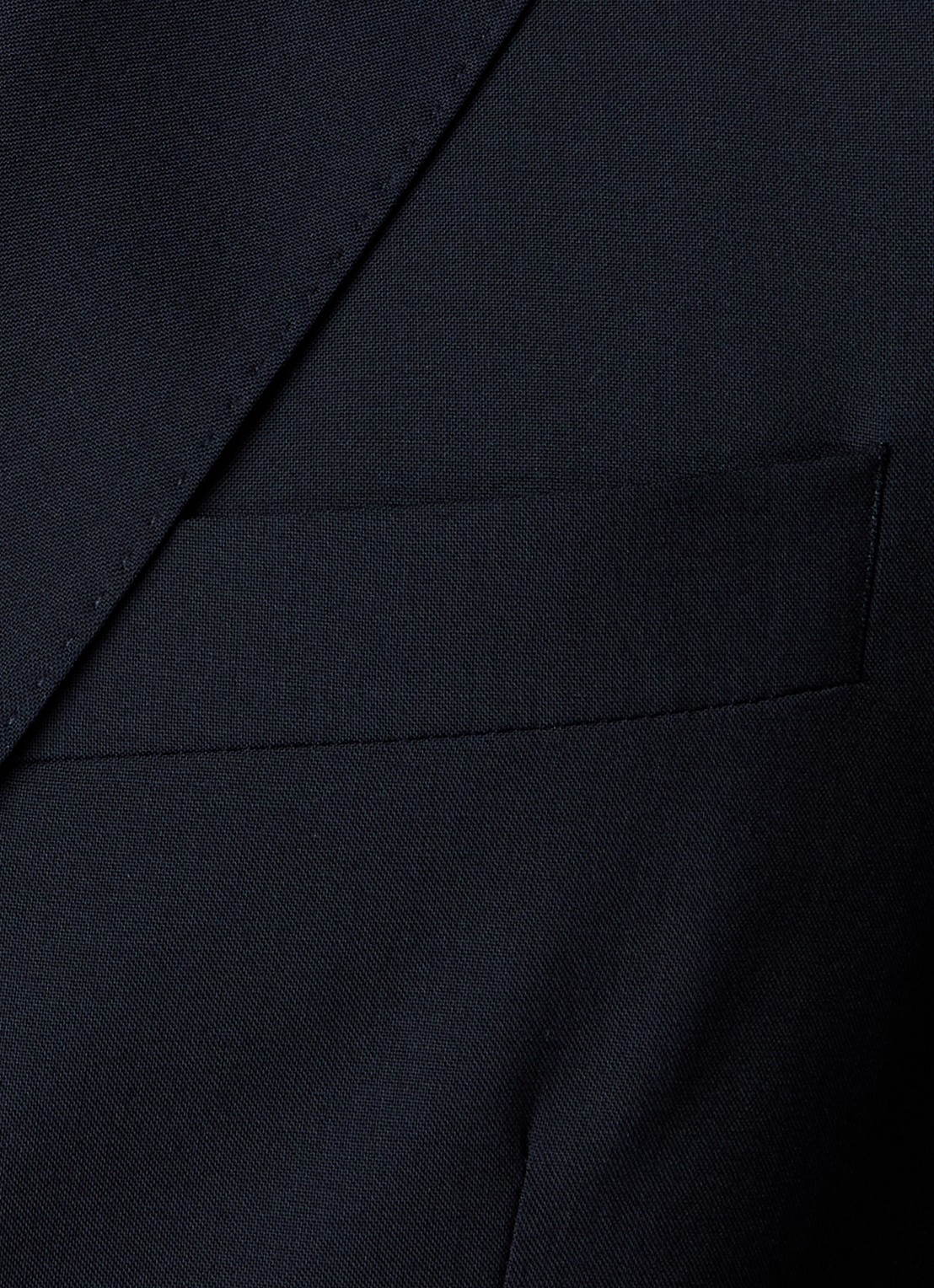 Oscar Jacobson Falk regular fit colbert van wol met klepzakken - detail 5 donkerblauw