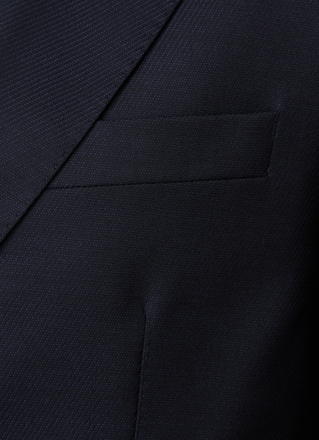 Oscar Jacobson Faron regular fit colbert van wol met klepzakken - detail 6 donkerblauw