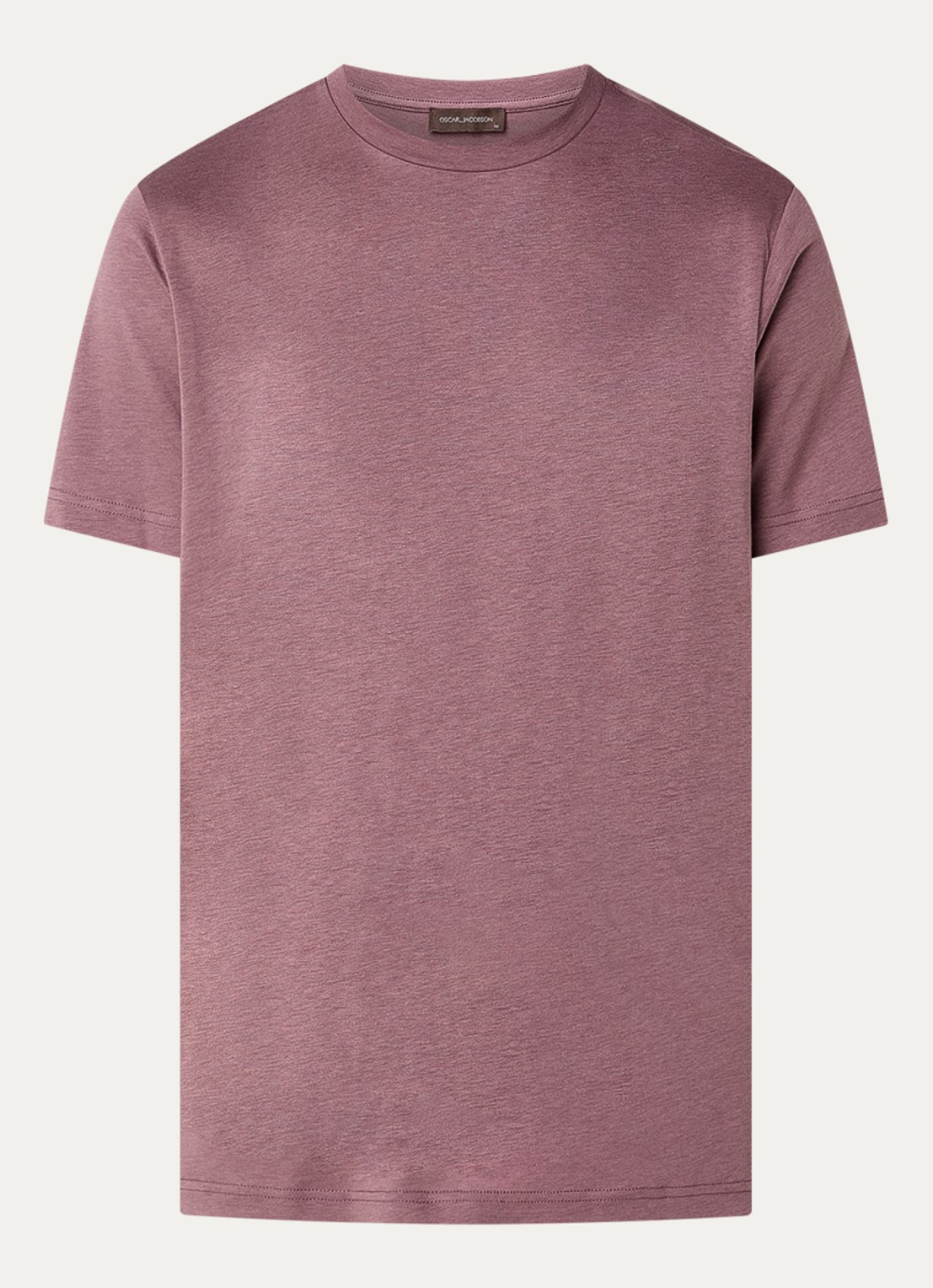 Oscar Jacobson Kim T-shirt met ronde hals - voorkant 2 lila