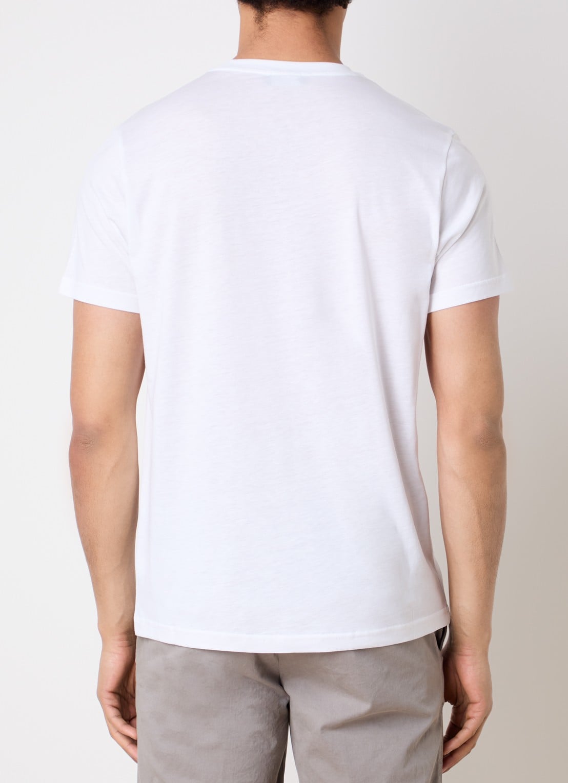 Oscar Jacobson Kim T-shirt  - achterkant 5 wit