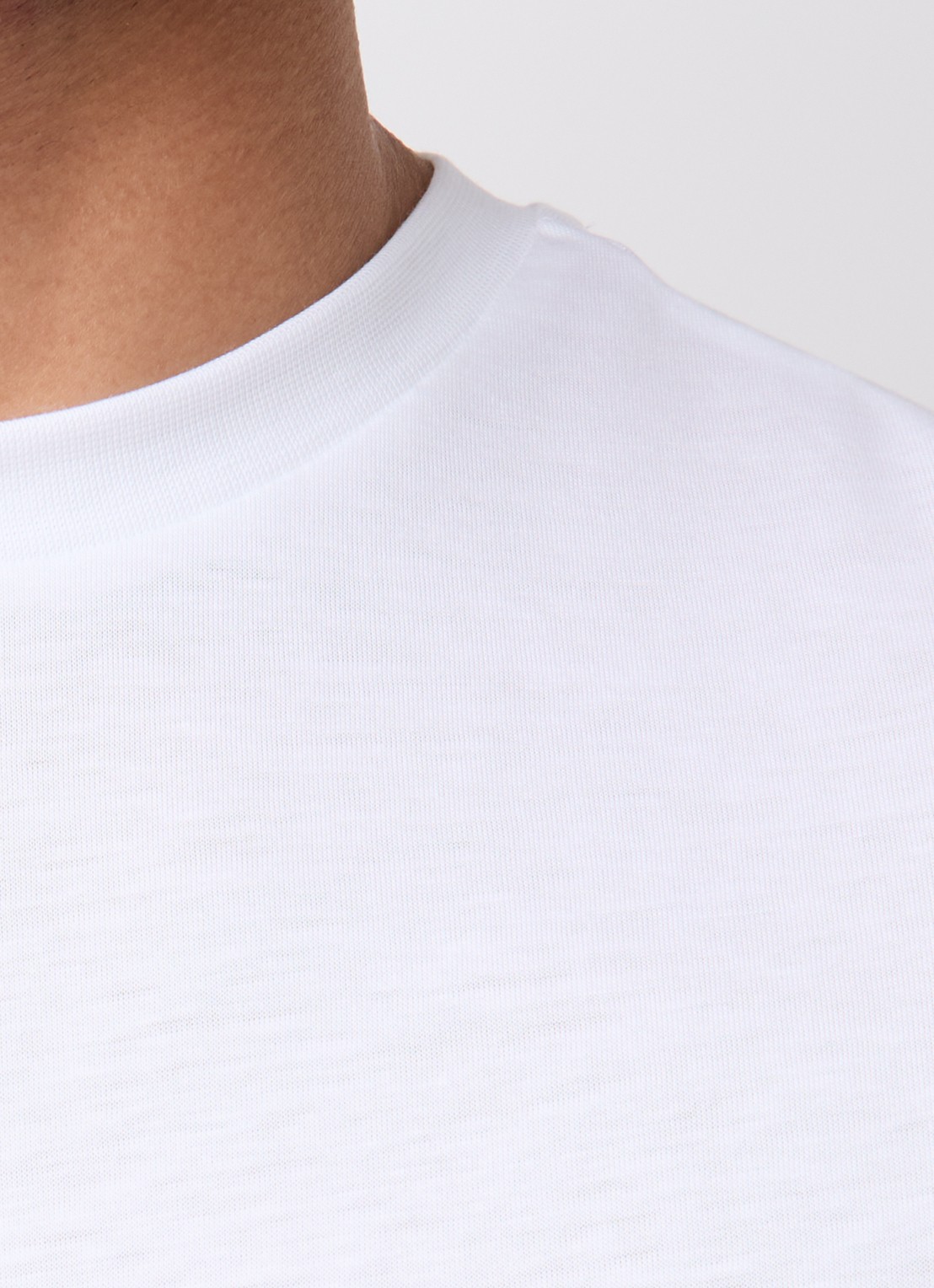 Oscar Jacobson Kim T-shirt  - detail 2 wit