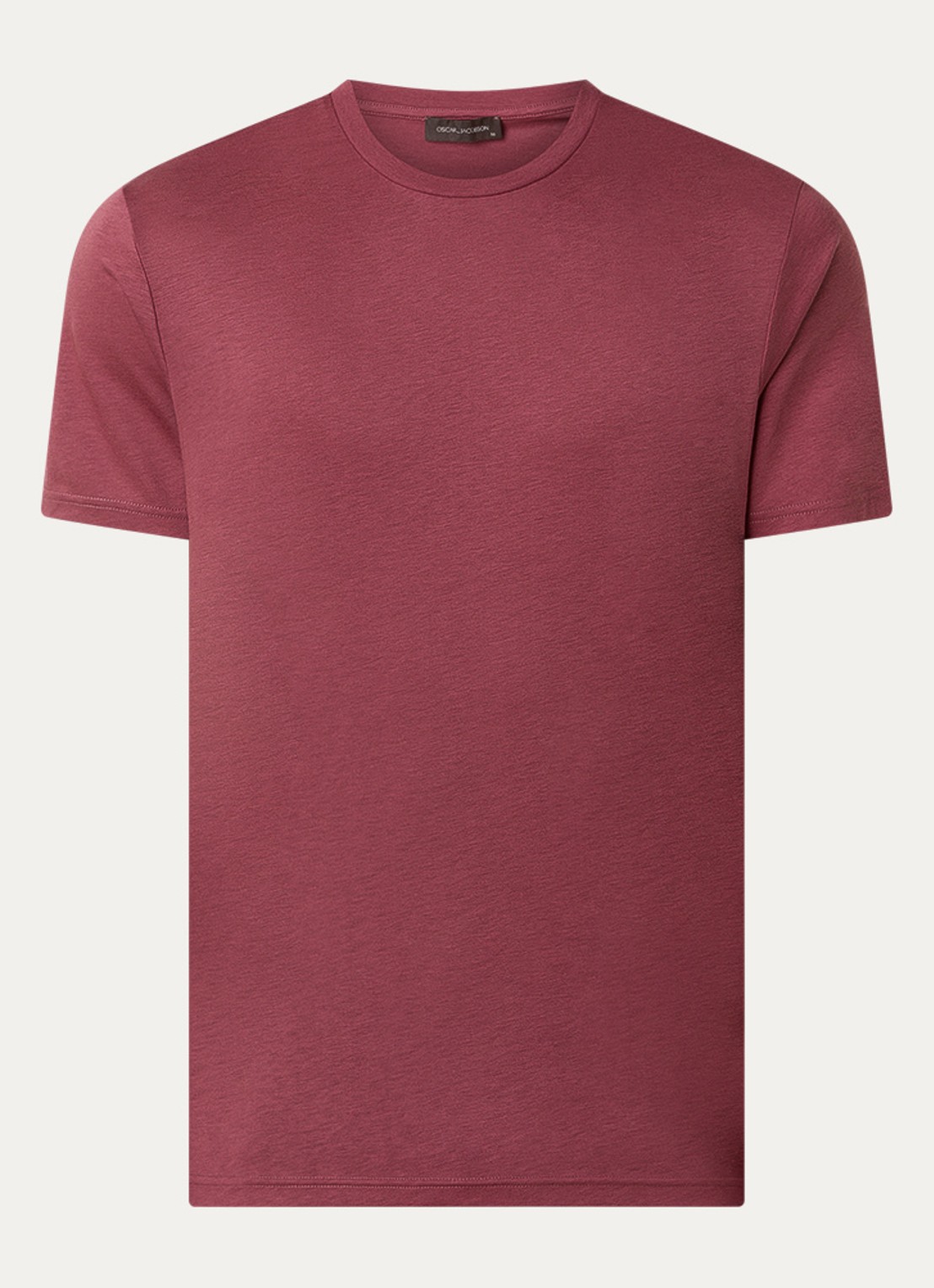Oscar Jacobson Kim T-shirt  - voorkant 4 koraalroze