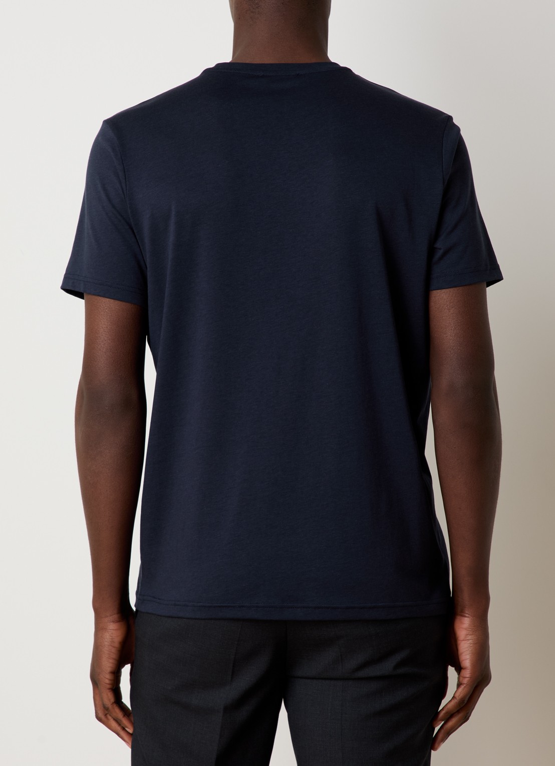 Oscar Jacobson Kim T-shirt  - achterkant 5 donkerblauw