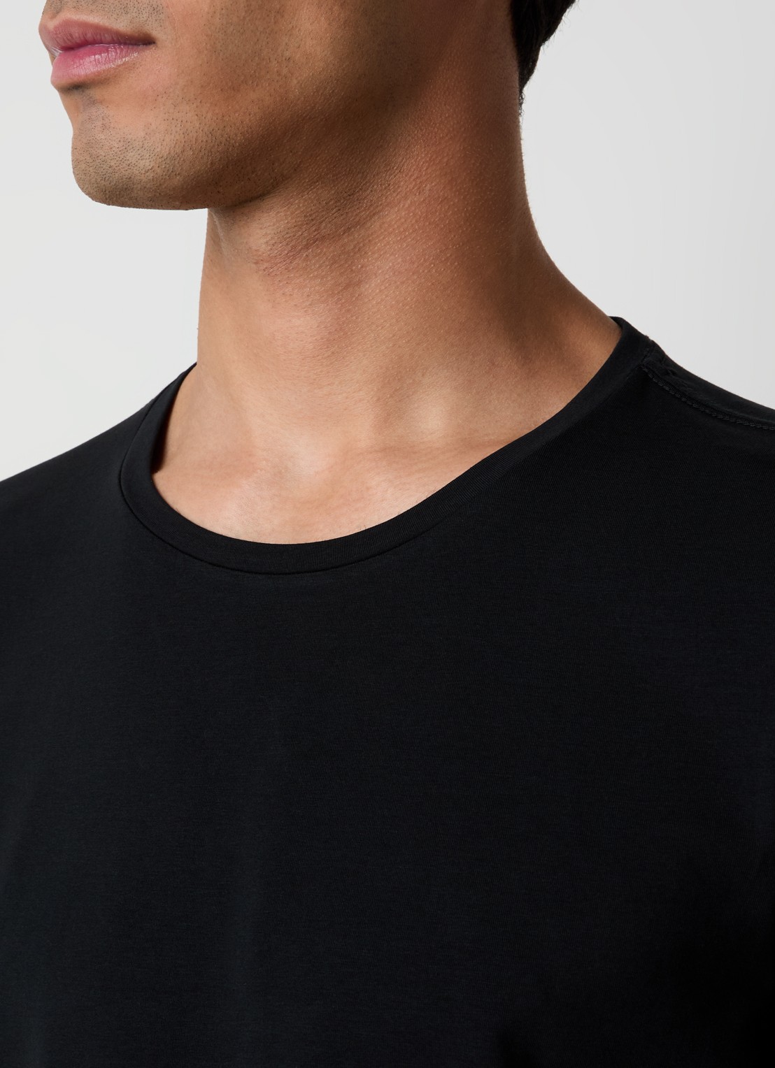 Oscar Jacobson Kyran T-shirt met stretch - detail 2 zwart