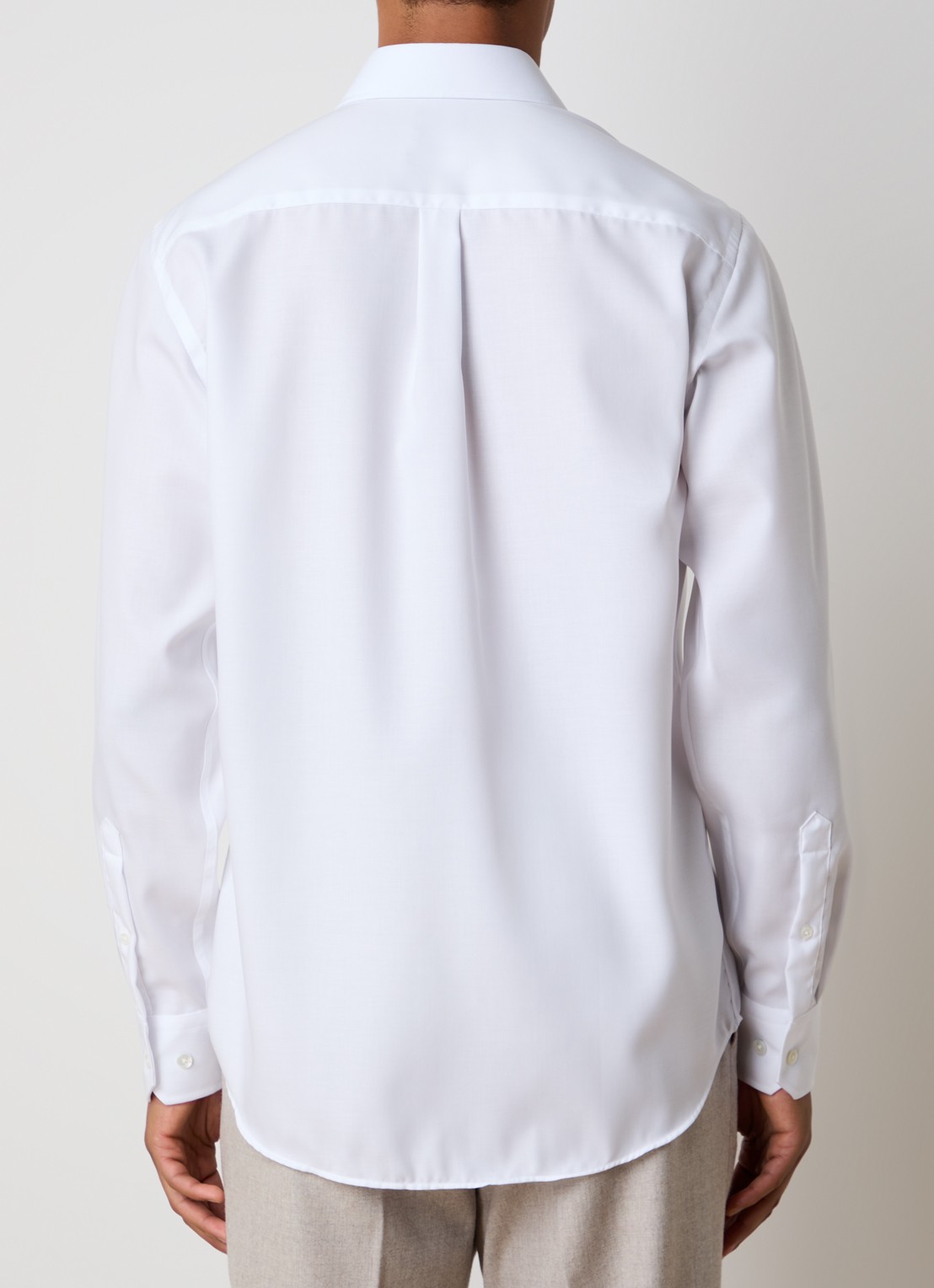 Oscar Jacobson Slim fit overhemd - achterkant 6 wit