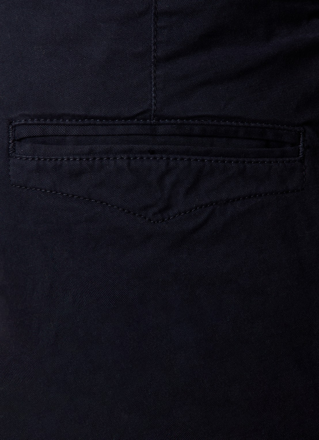 Oscar Jacobson Tapered fit chino met steekzakken  - detail 4 donkerblauw