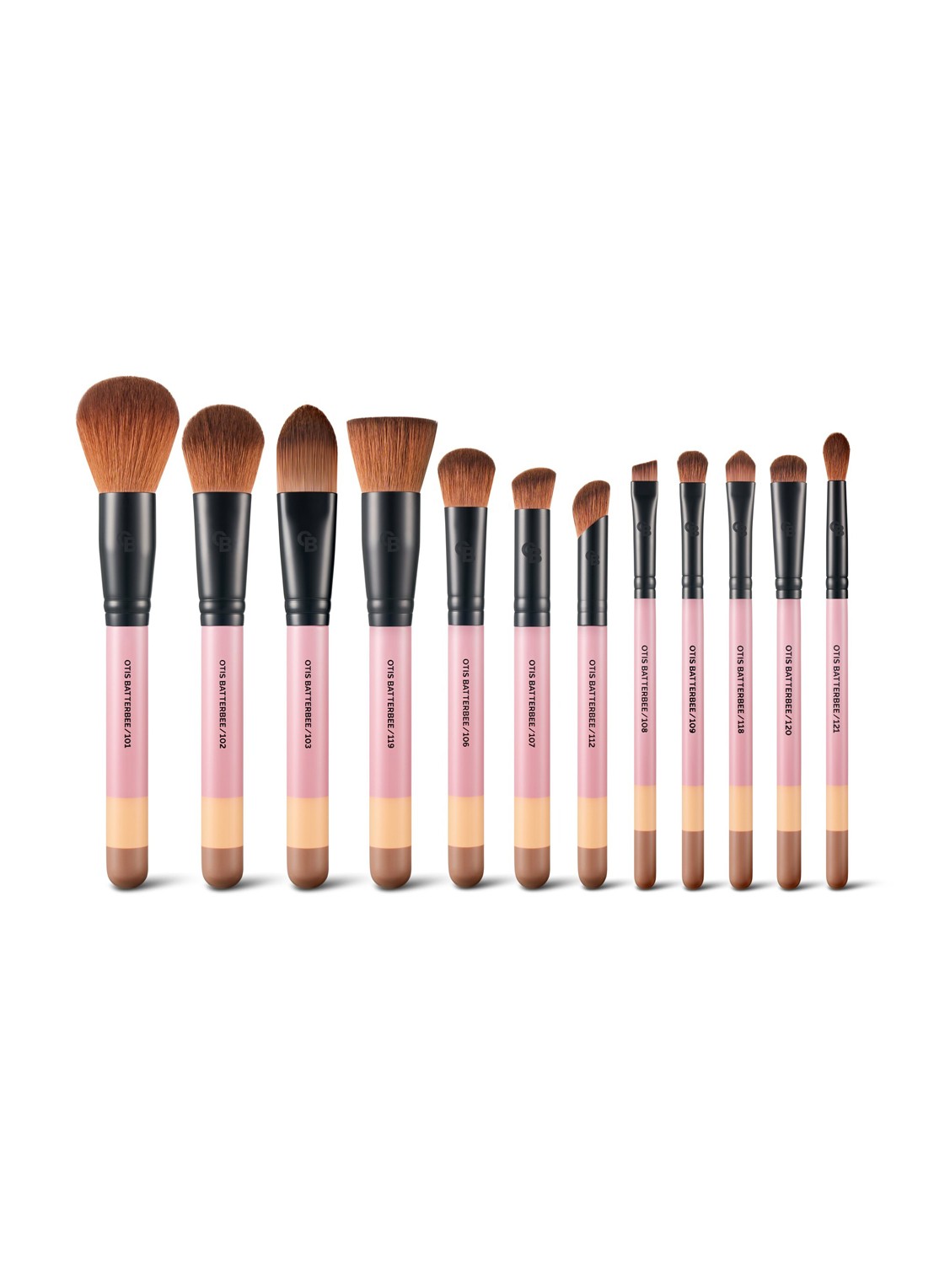 Otis Batterbee 12 Piece Make-up Brush Set - make- up kwasten set - voorkant undefined