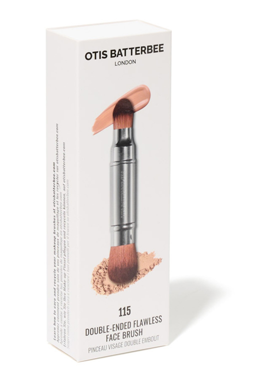 Otis Batterbee Double Ended Flawless Face Brush 115 - foundation- en poederkwast - detail 3 undefined