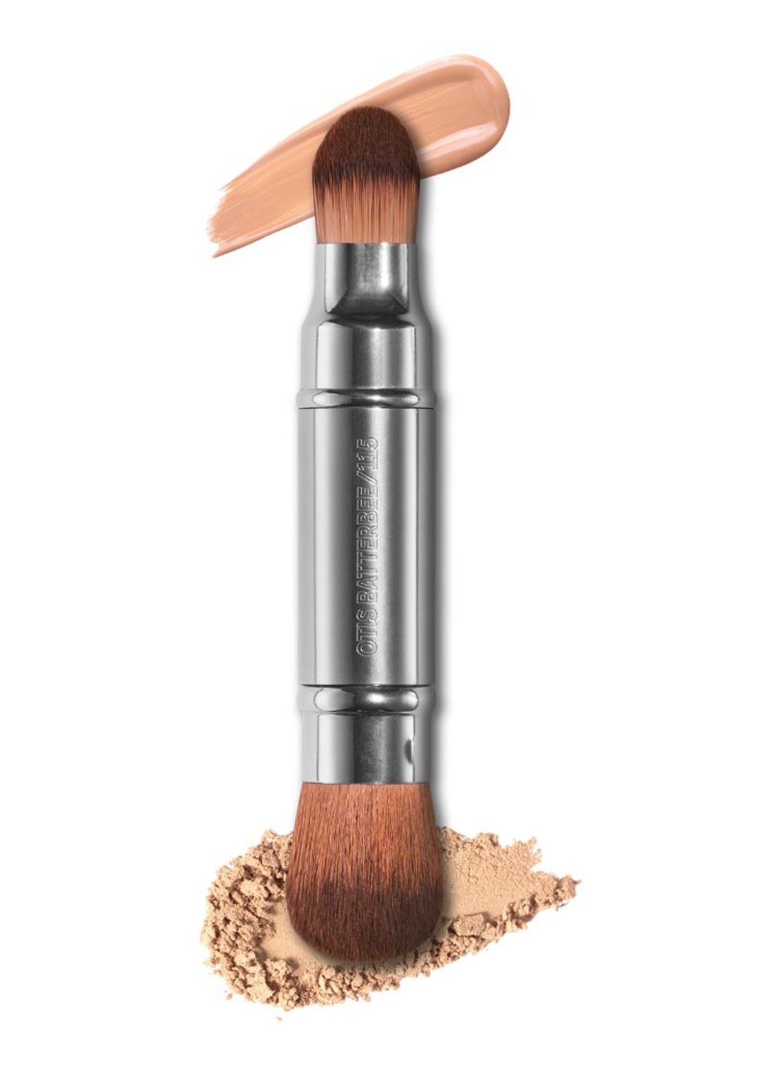 Otis Batterbee Double Ended Flawless Face Brush 115 - foundation- en poederkwast - voorkant 5 undefined