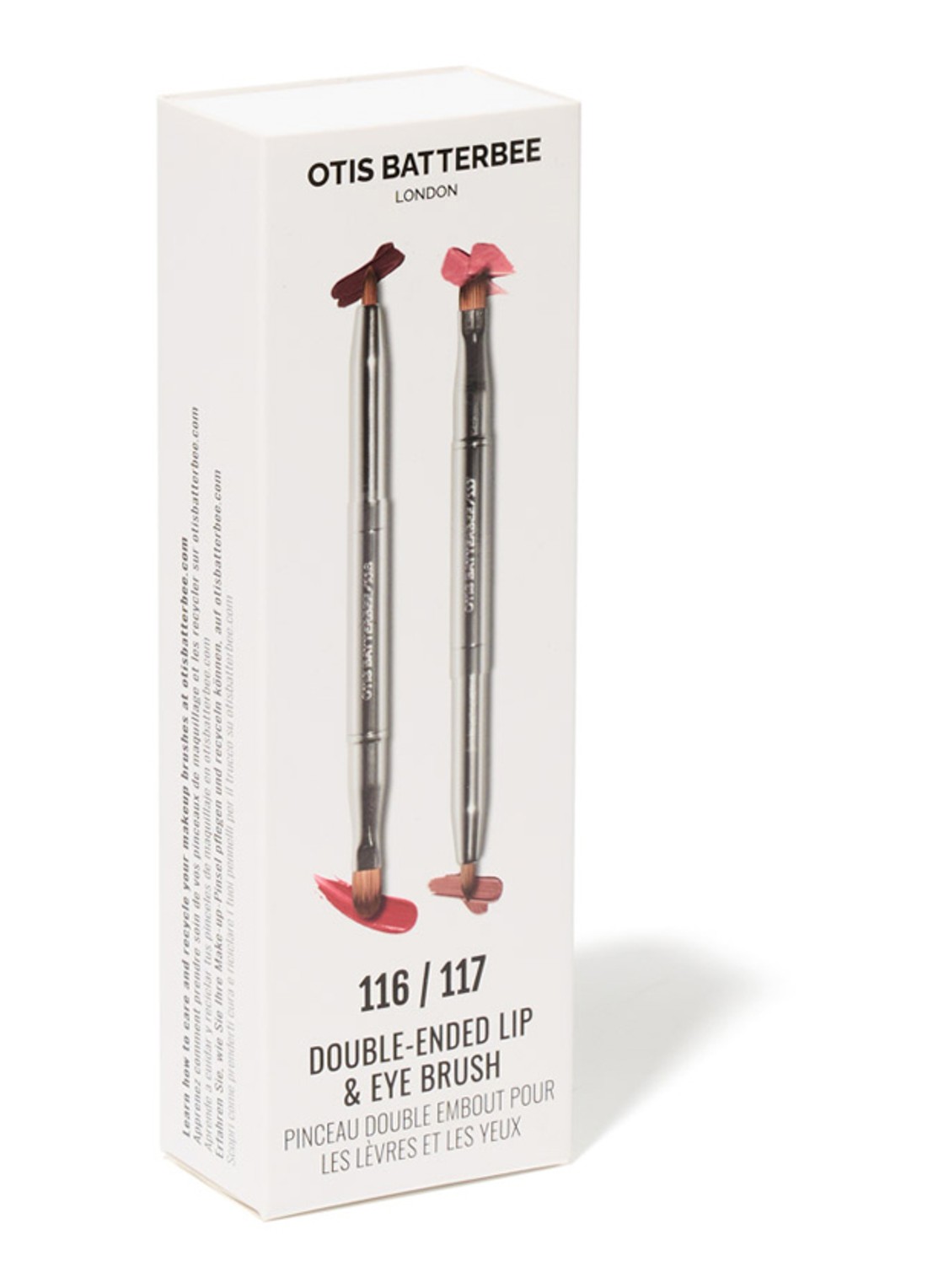 Otis Batterbee Double Ended Lip & Eye Brush Duo - make-up kwasten set - detail 3 undefined