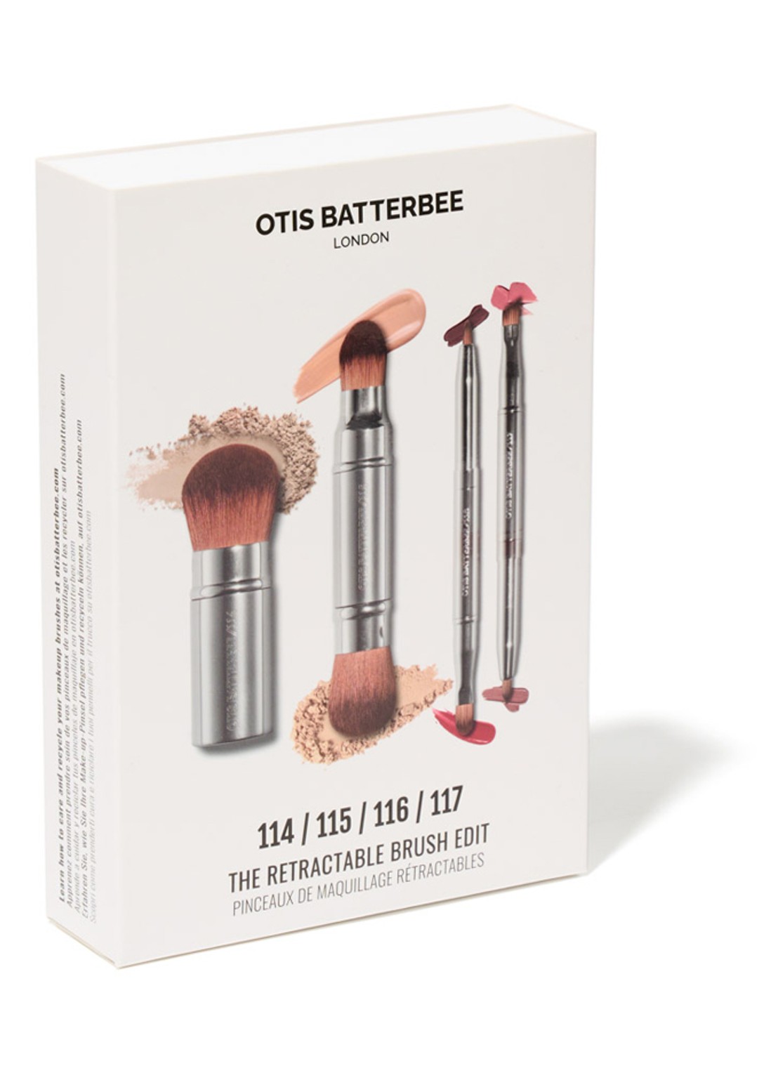 Otis Batterbee Retractable Make-up Brush Edit - make- up kwasten set - detail 4 undefined