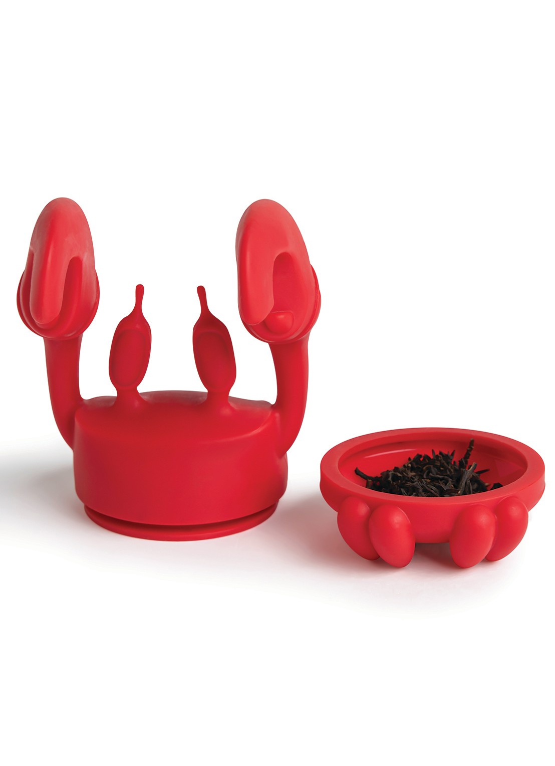 Ototo Crab theefilter  - achterkant 8 rood