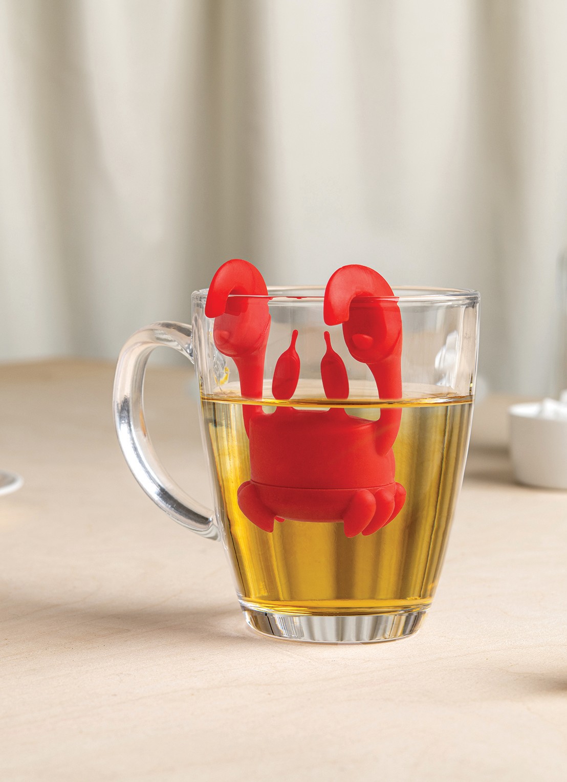 Ototo Crab theefilter  - detail 5 rood