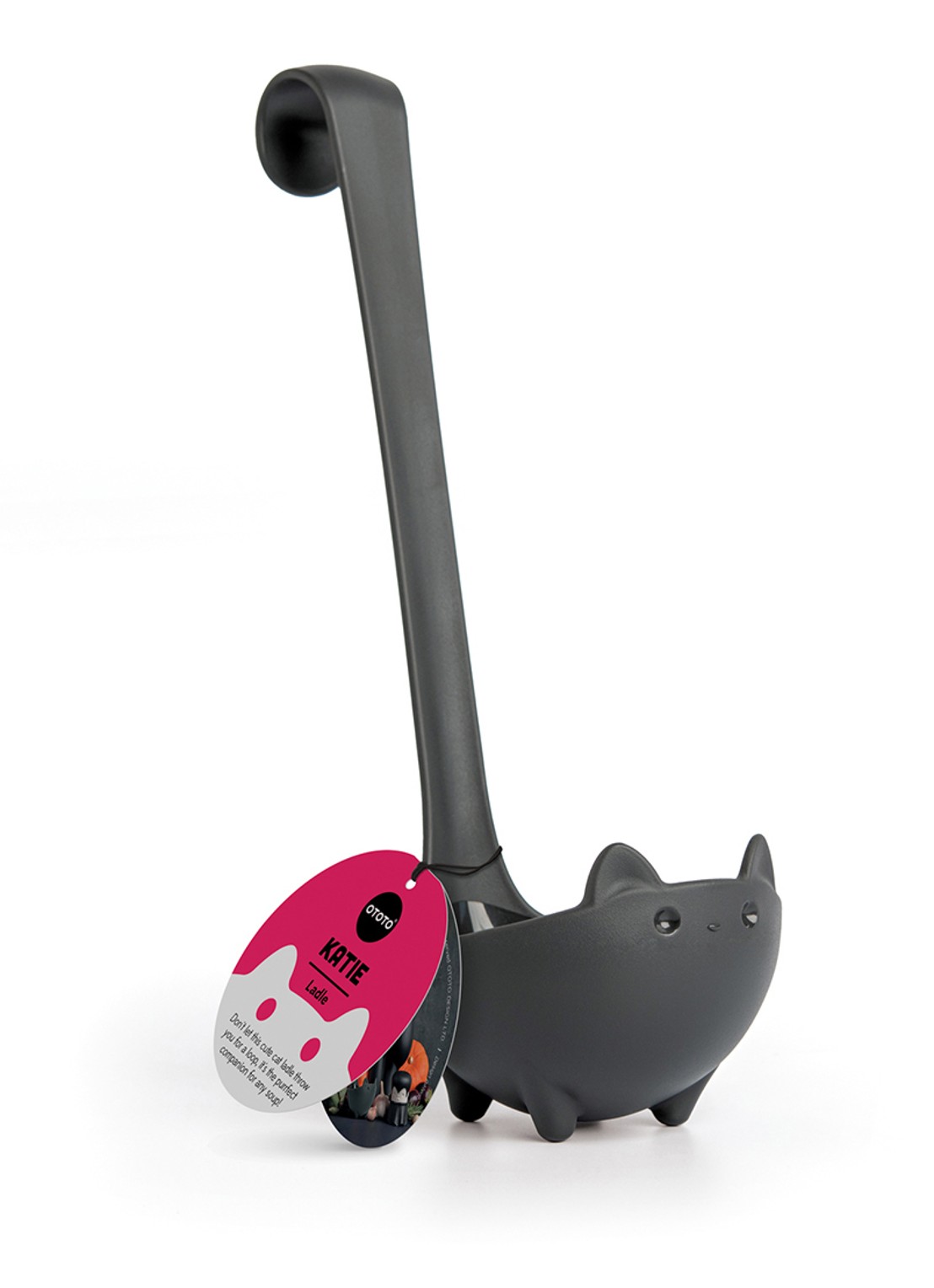 Ototo Katie opscheplepel - detail 4 zwart