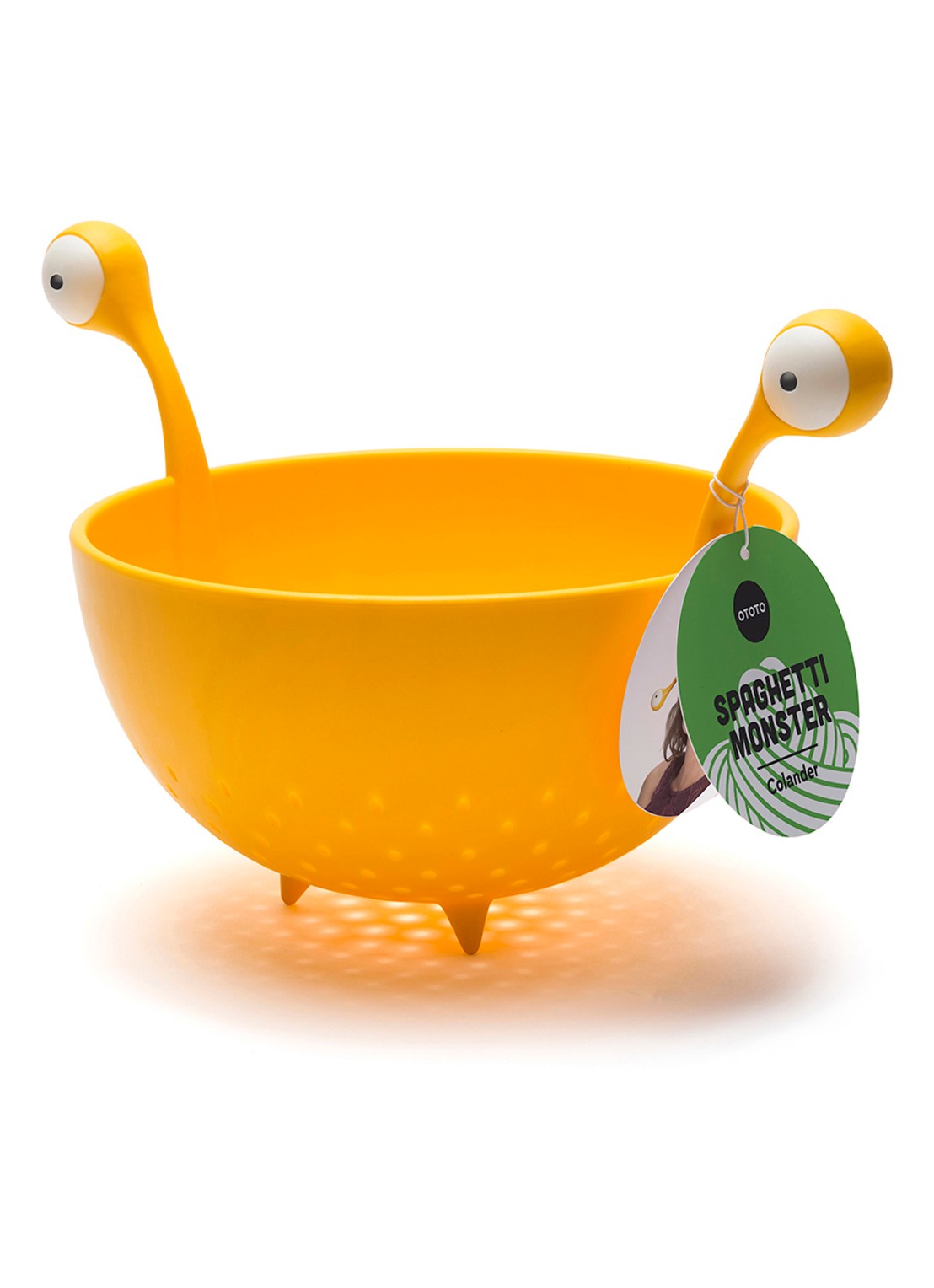 Ototo Spaghetti Monster vergiet - detail 5 geel