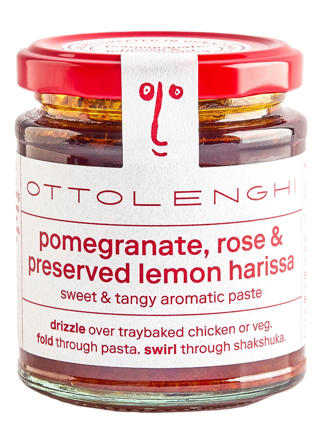 Ottolenghi Granaatappel, roos & citroen harissa 170 gram - voorkant undefined