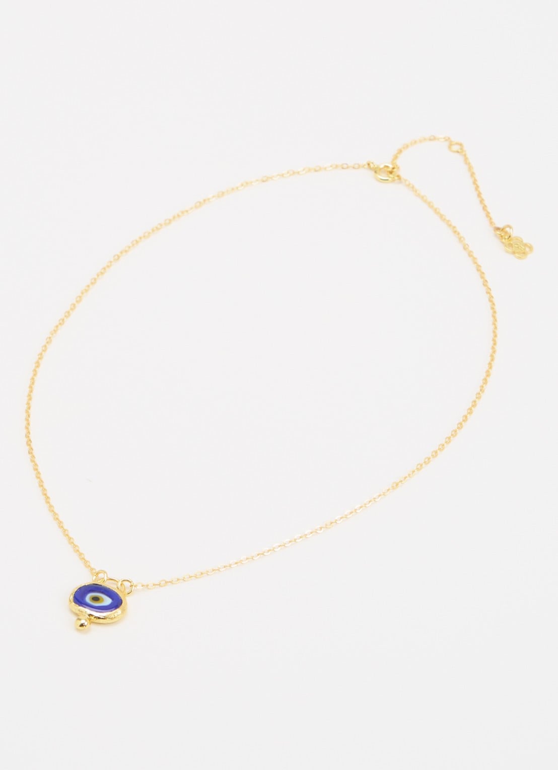 Ottoman Hands Alara Evil Eye ketting verguld - detail 3 goud