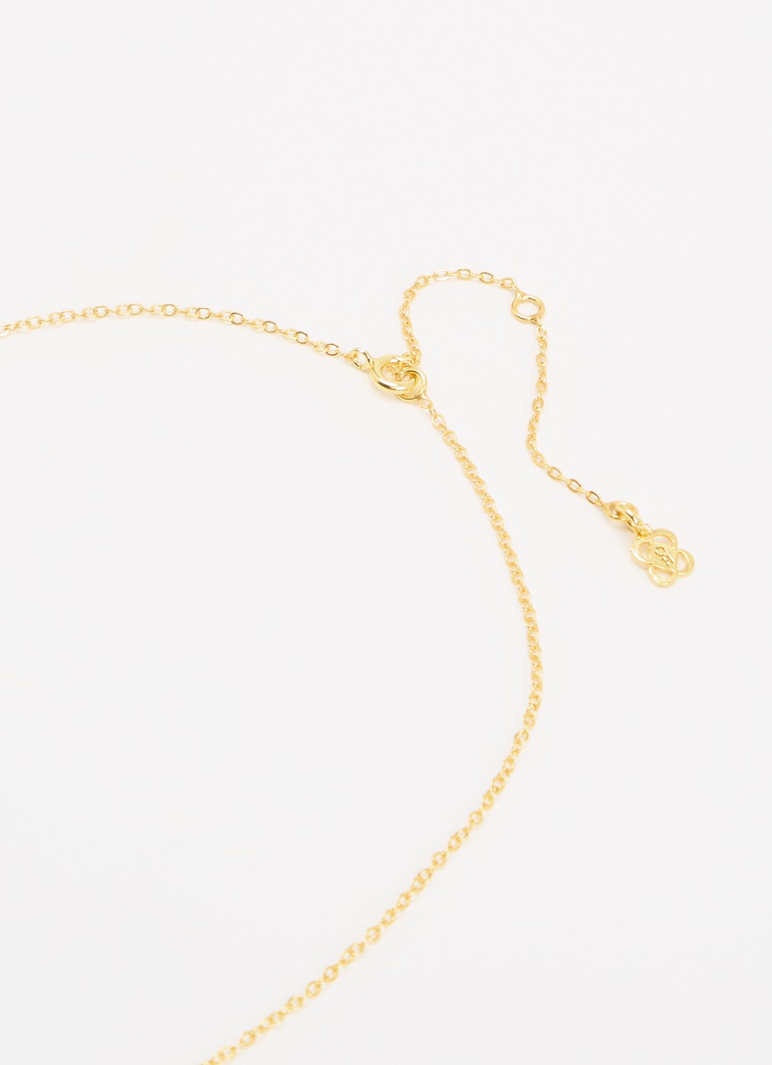 Ottoman Hands Alara Evil Eye ketting verguld - detail 2 goud