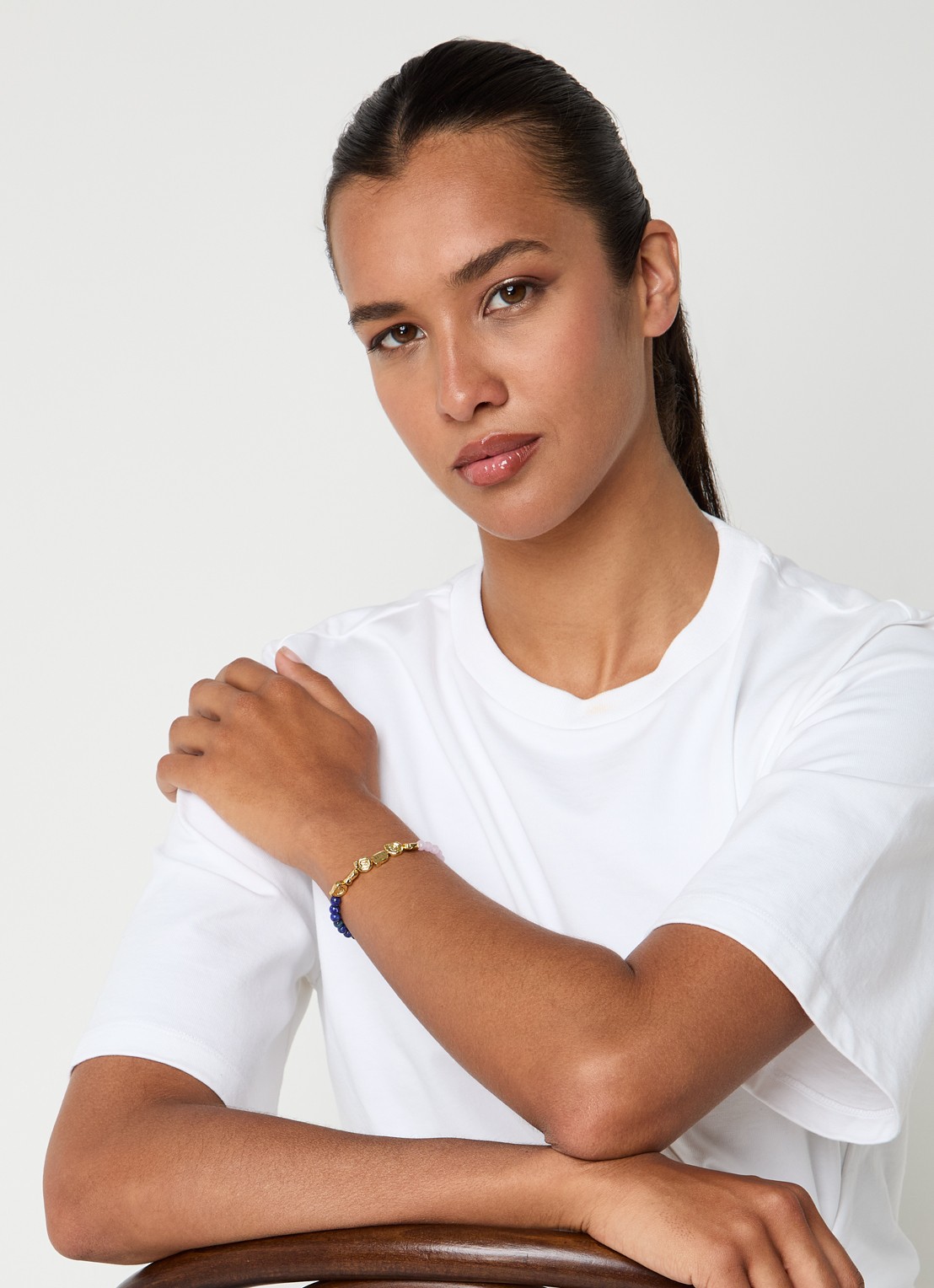 Ottoman Hands Armband verguld - voorkant 2 goud