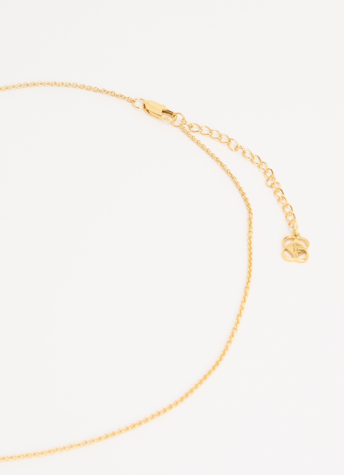Ottoman Hands Emerald Star ketting verguld - detail 4 goud