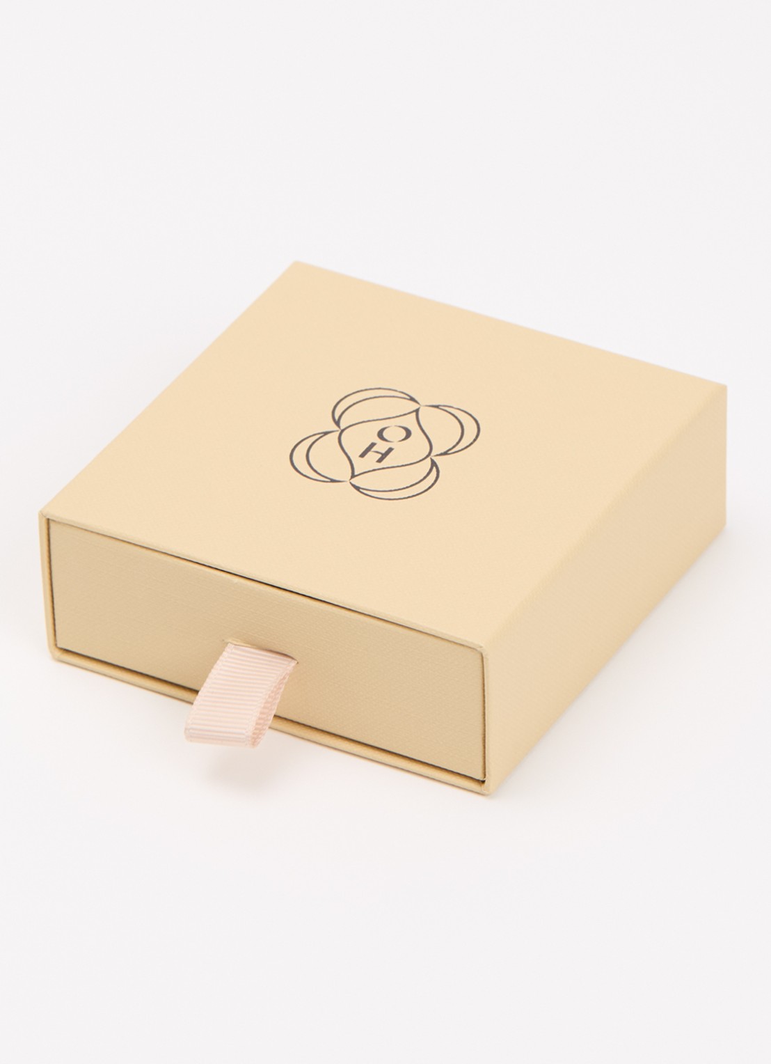 Ottoman Hands Noa Emerald ketting verguld - detail 3 goud
