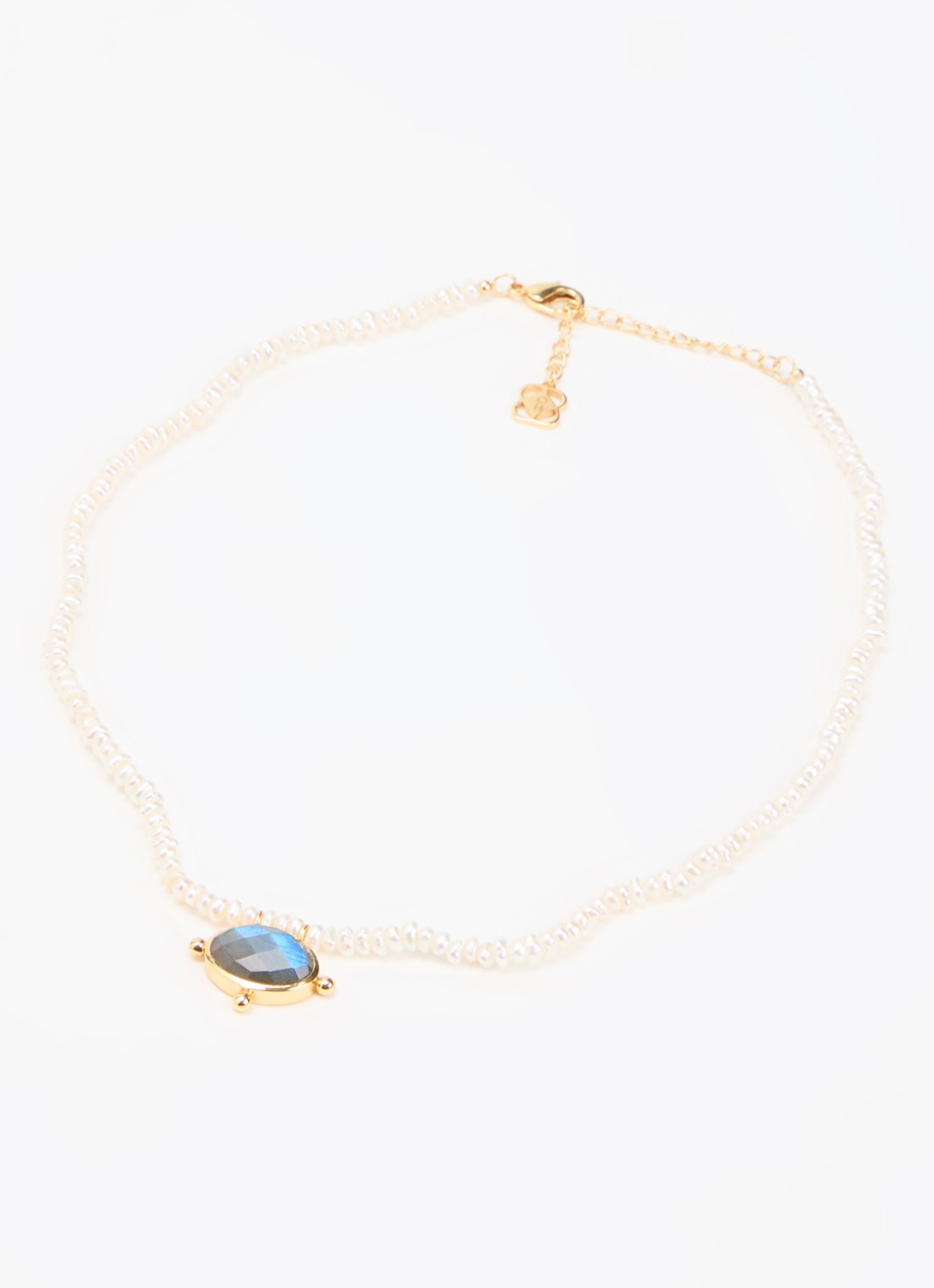 Ottoman Hands Sorel ketting verguld - detail parelmoer