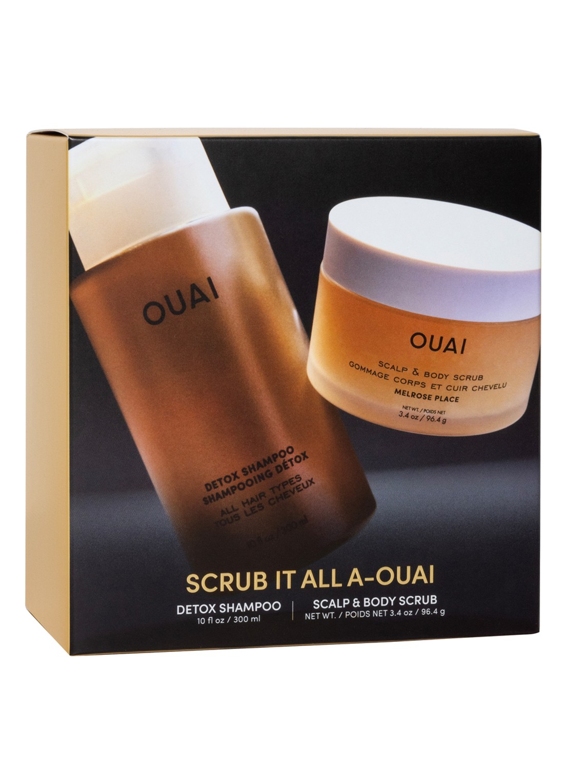 OUAI Scrub It All A-Ouai - verzorgingsset - voorkant 2 undefined
