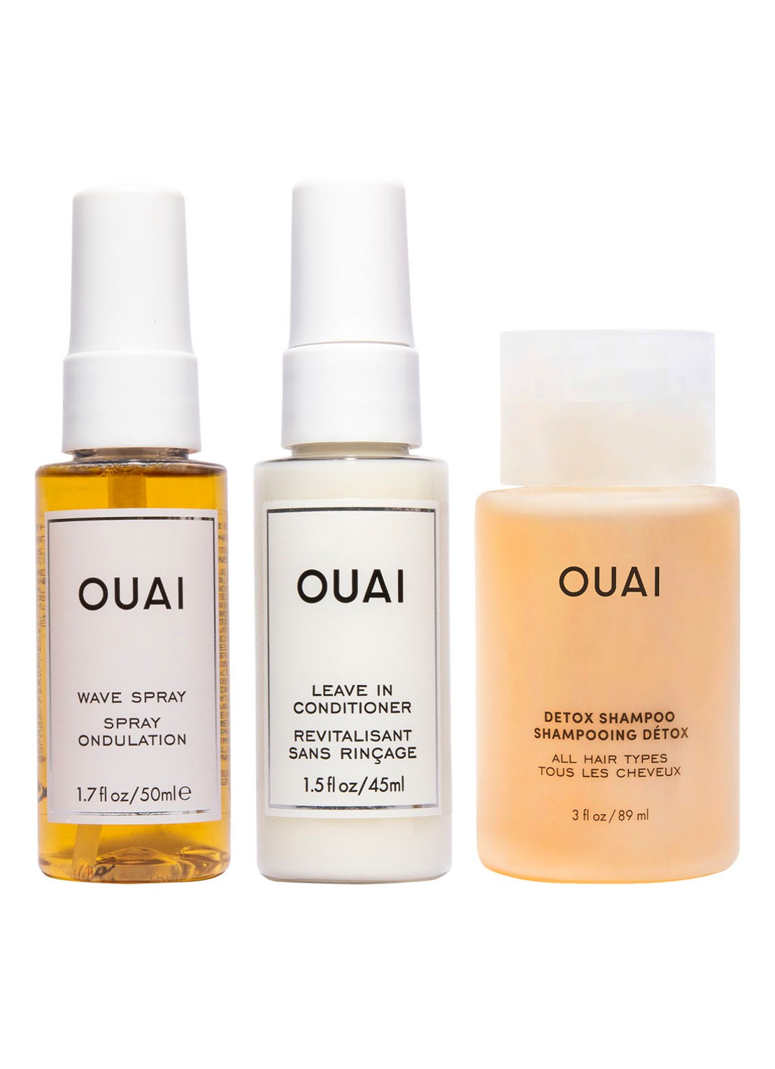 OUAI The Three Ouai Kit - haarverzorgingsset - voorkant undefined