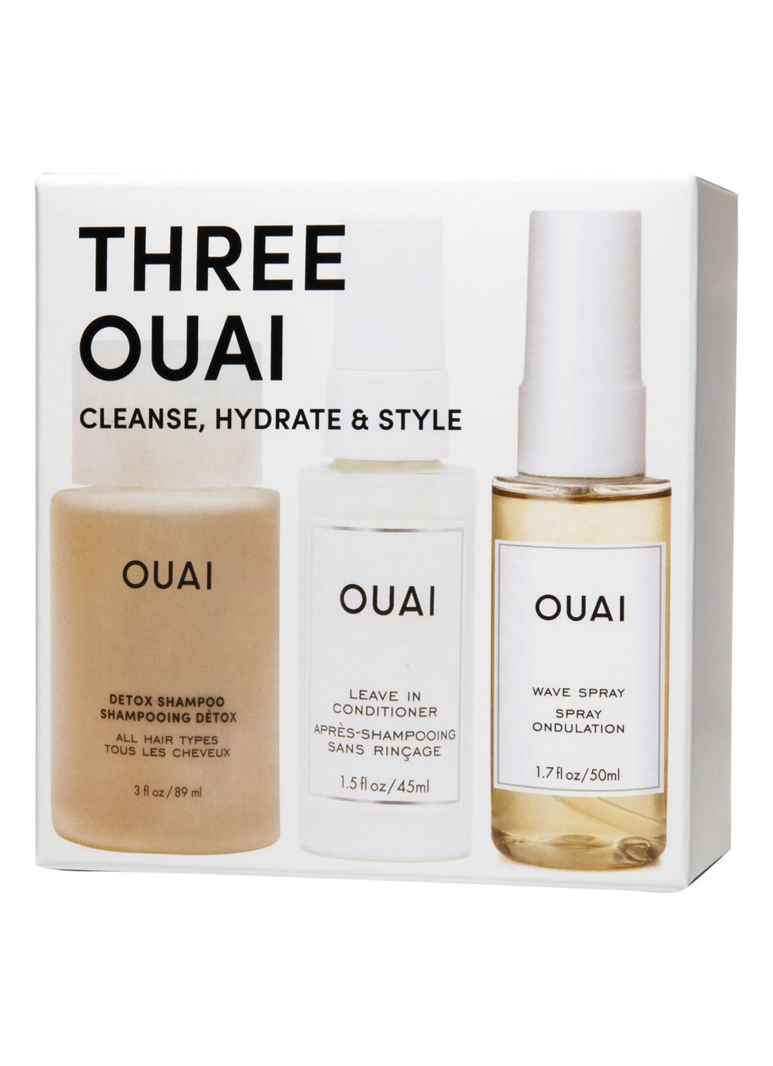 OUAI The Three Ouai Kit - haarverzorgingsset - voorkant 2 undefined