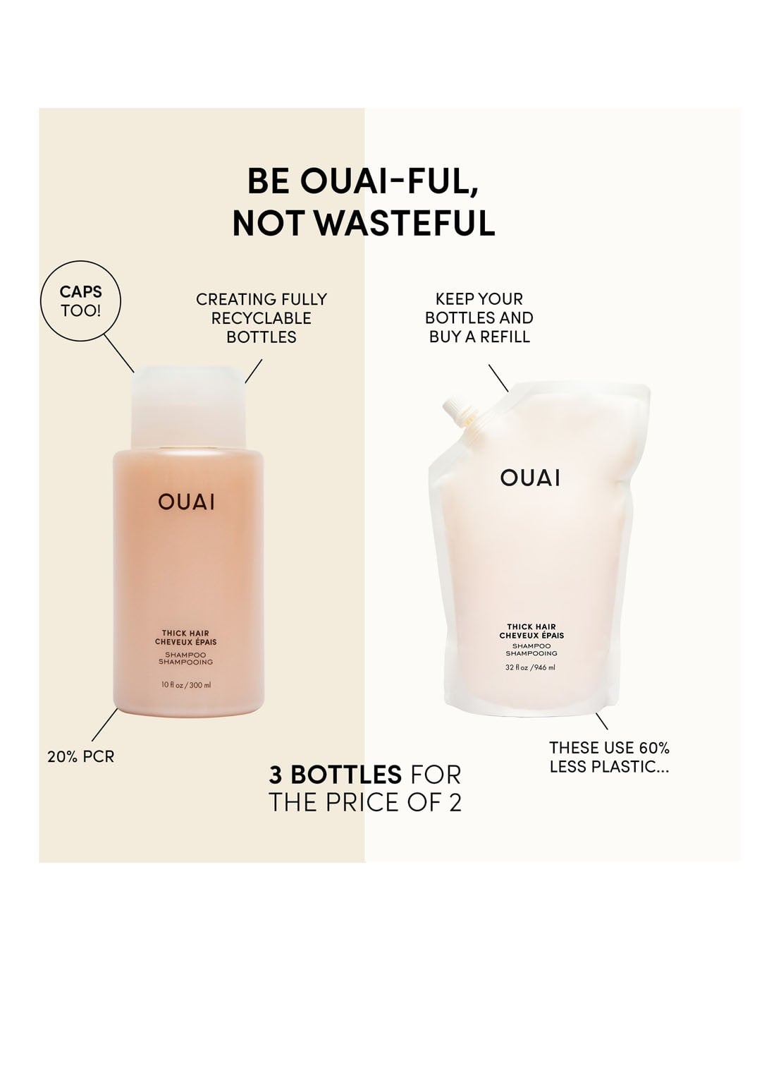 OUAI Thick Hair Shampoo - shampoo voor dik haar - detail 4 undefined