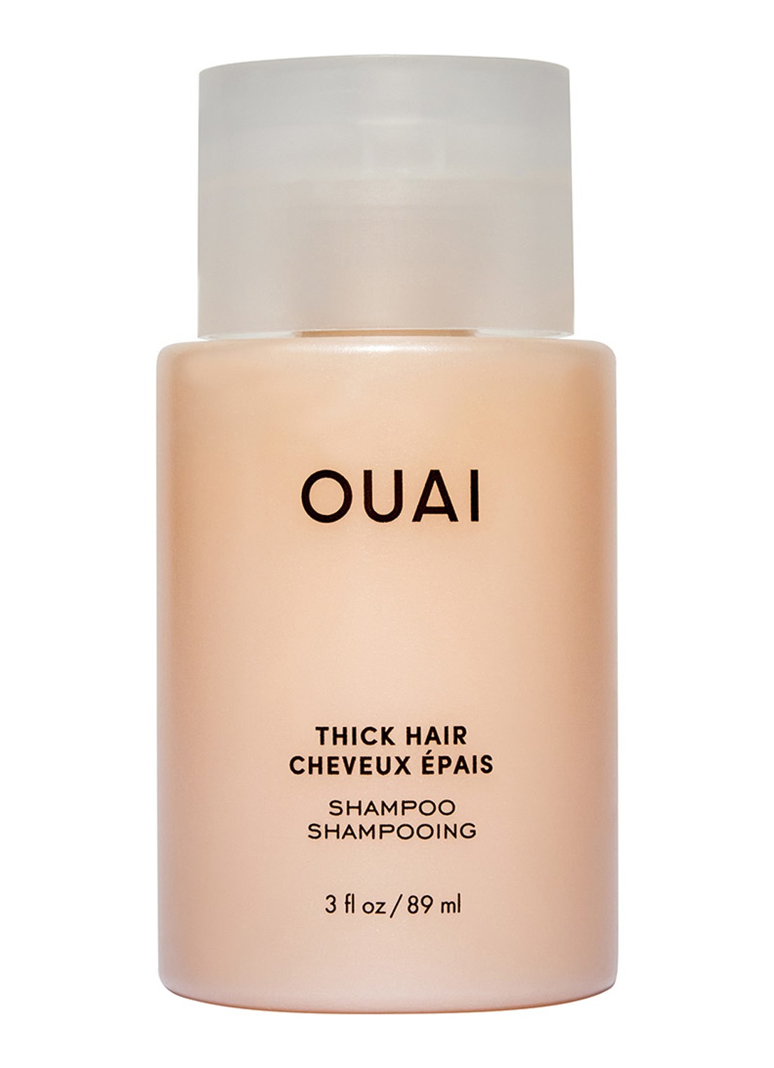 OUAI Thick Hair Shampoo - travel size shampoo - voorkant undefined