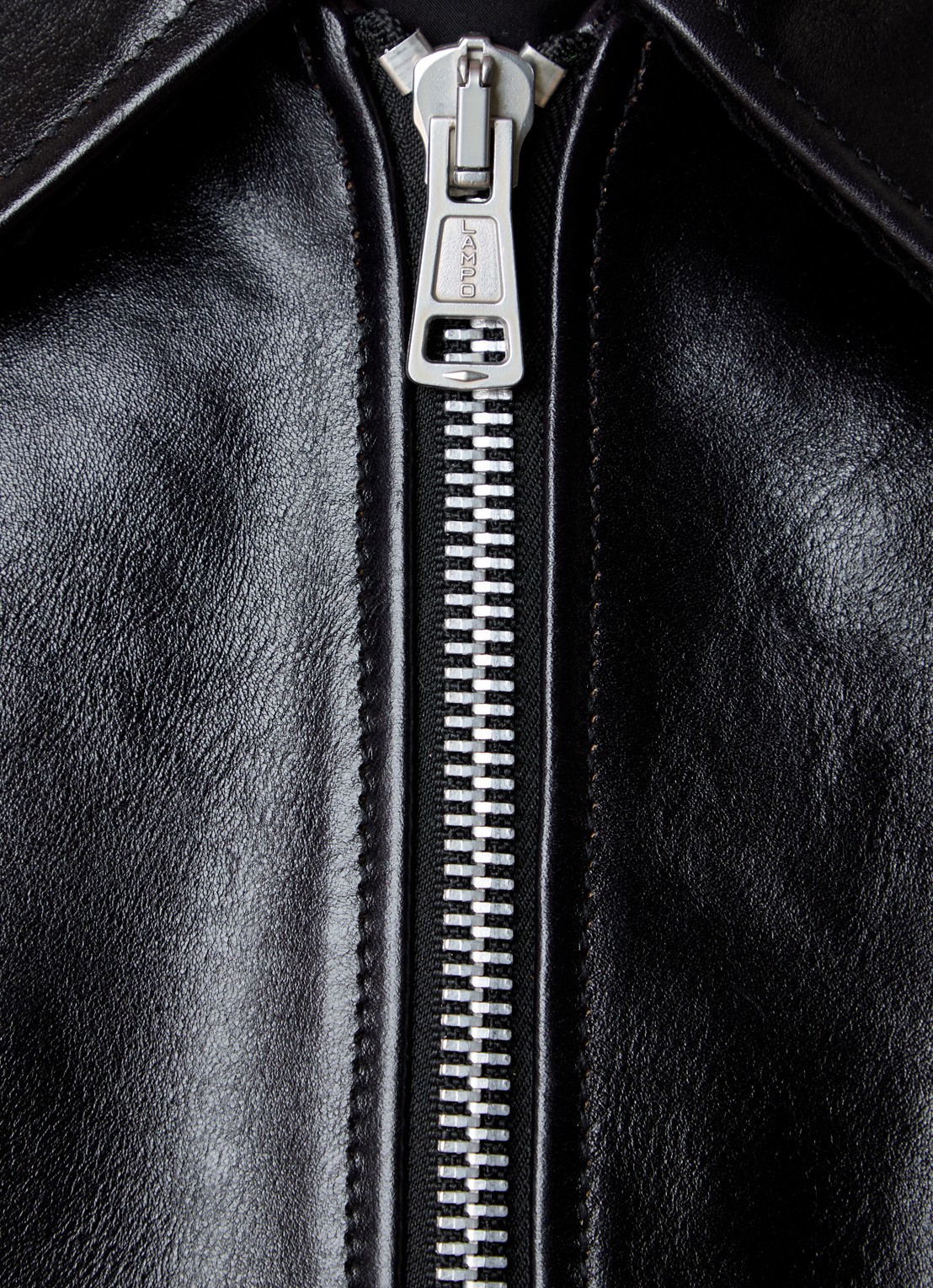 Our Legacy Jack van kalfsleer met ritszakken - detail 4 zwart