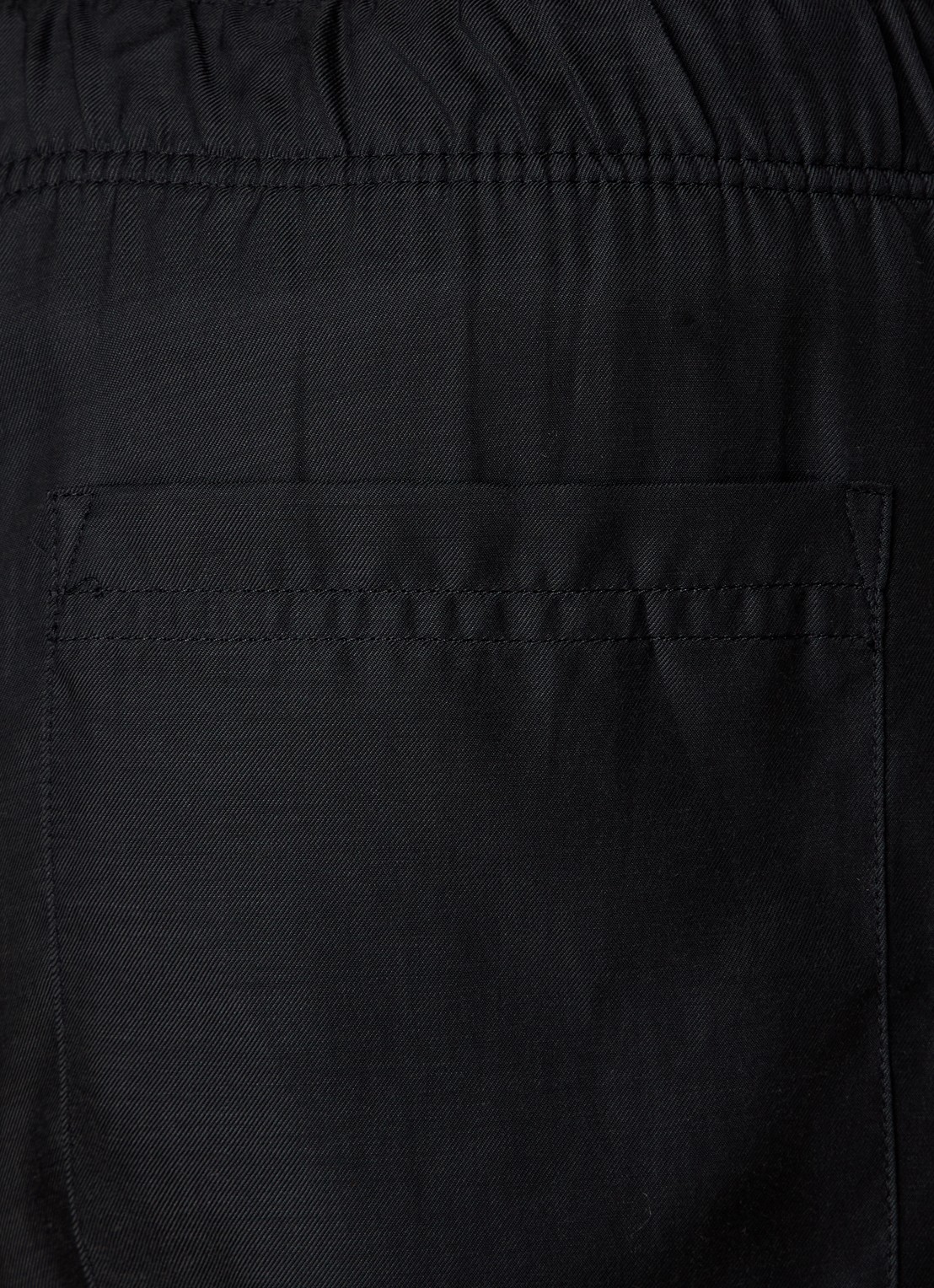 Our Legacy Straight fit korte broek met steekzakken - detail 4 zwart