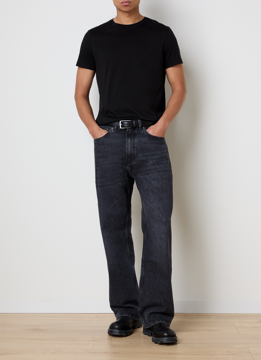 Our Legacy Third Cut straight leg jeans met gekleurde wassing - voorkant 6 indigo