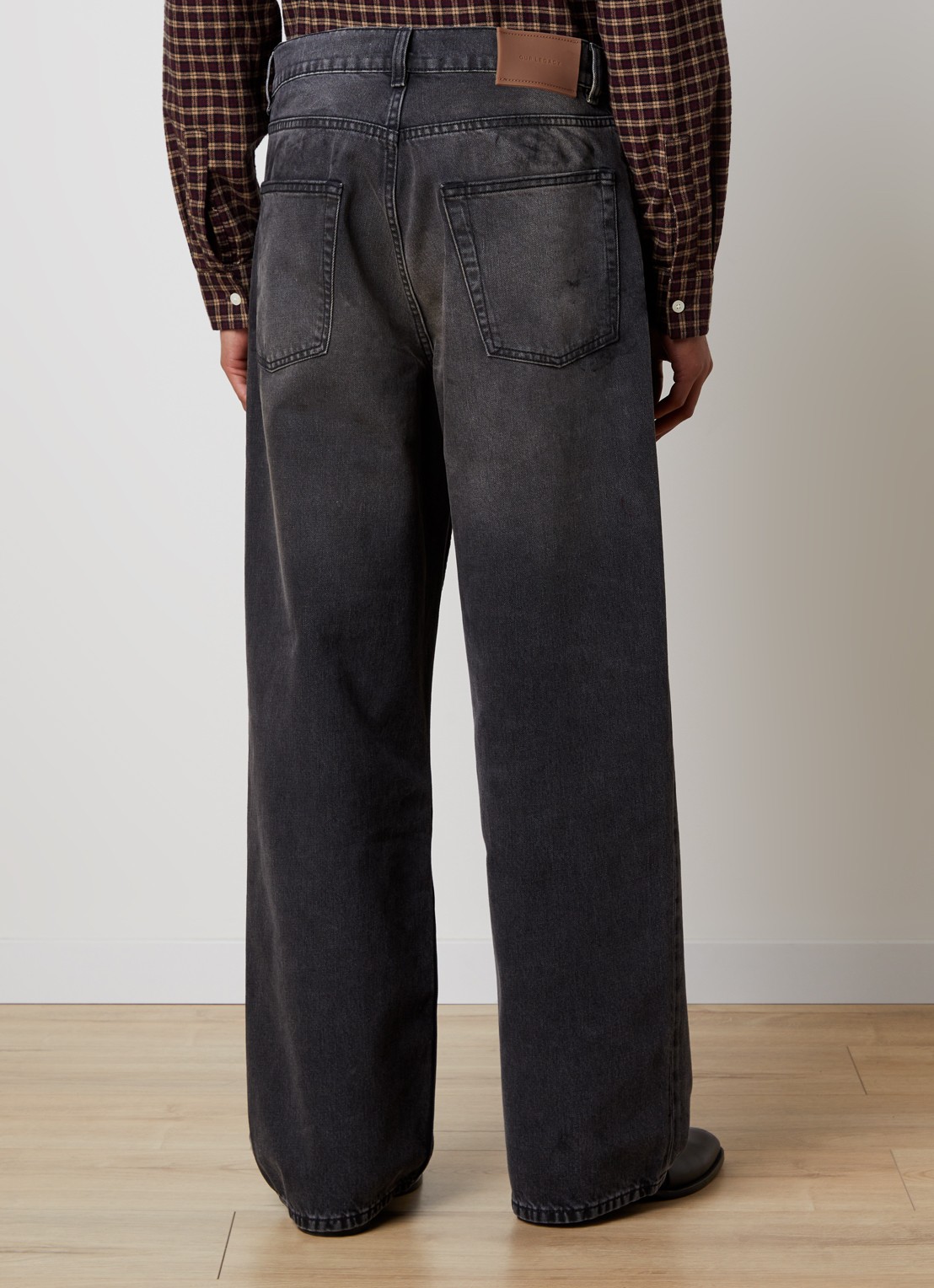 Our Legacy Vast Cut loose fit jeans met gekleurde wassing - achterkant 6 zwart