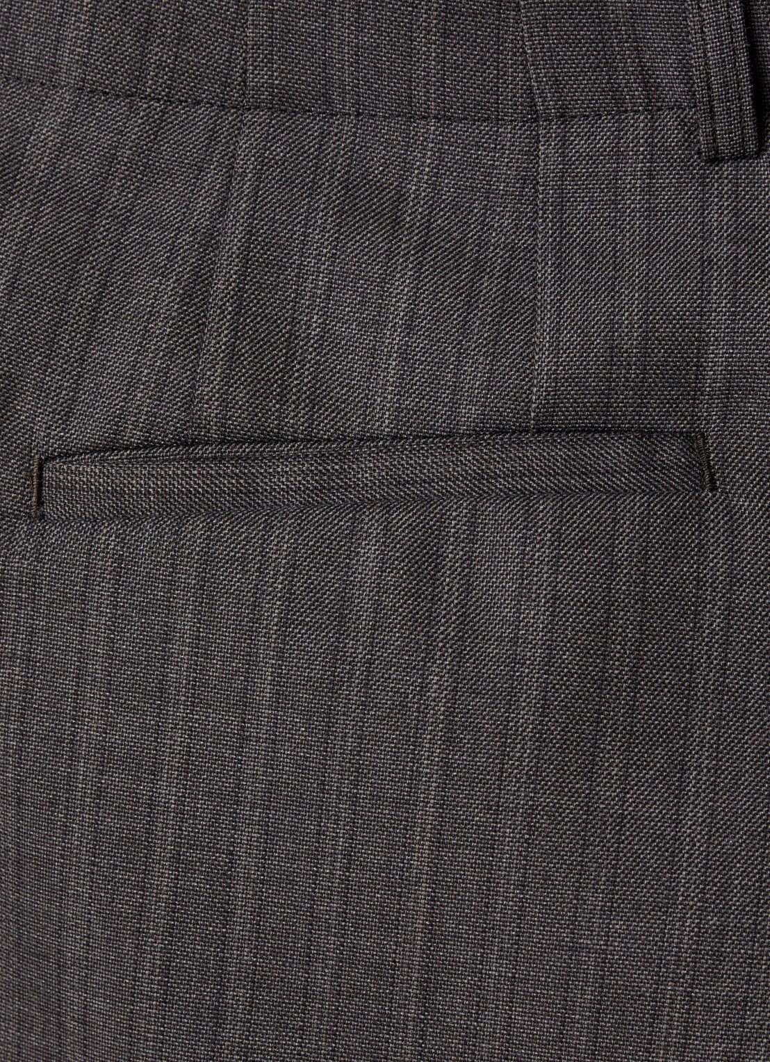 Our Legacy Wide fit korte broek in wolblend met steekzakken - detail 5 lichtbruin