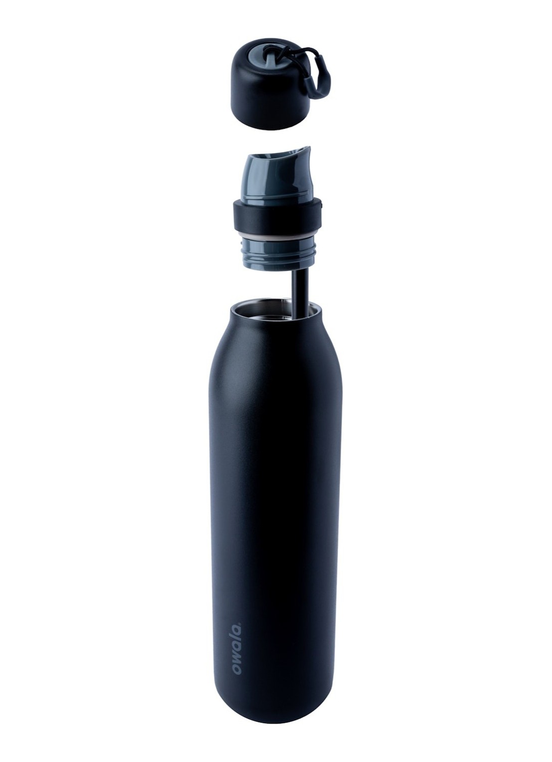 Owala FreeSip Twist waterfles 71 cl - voorkant 2 zwart