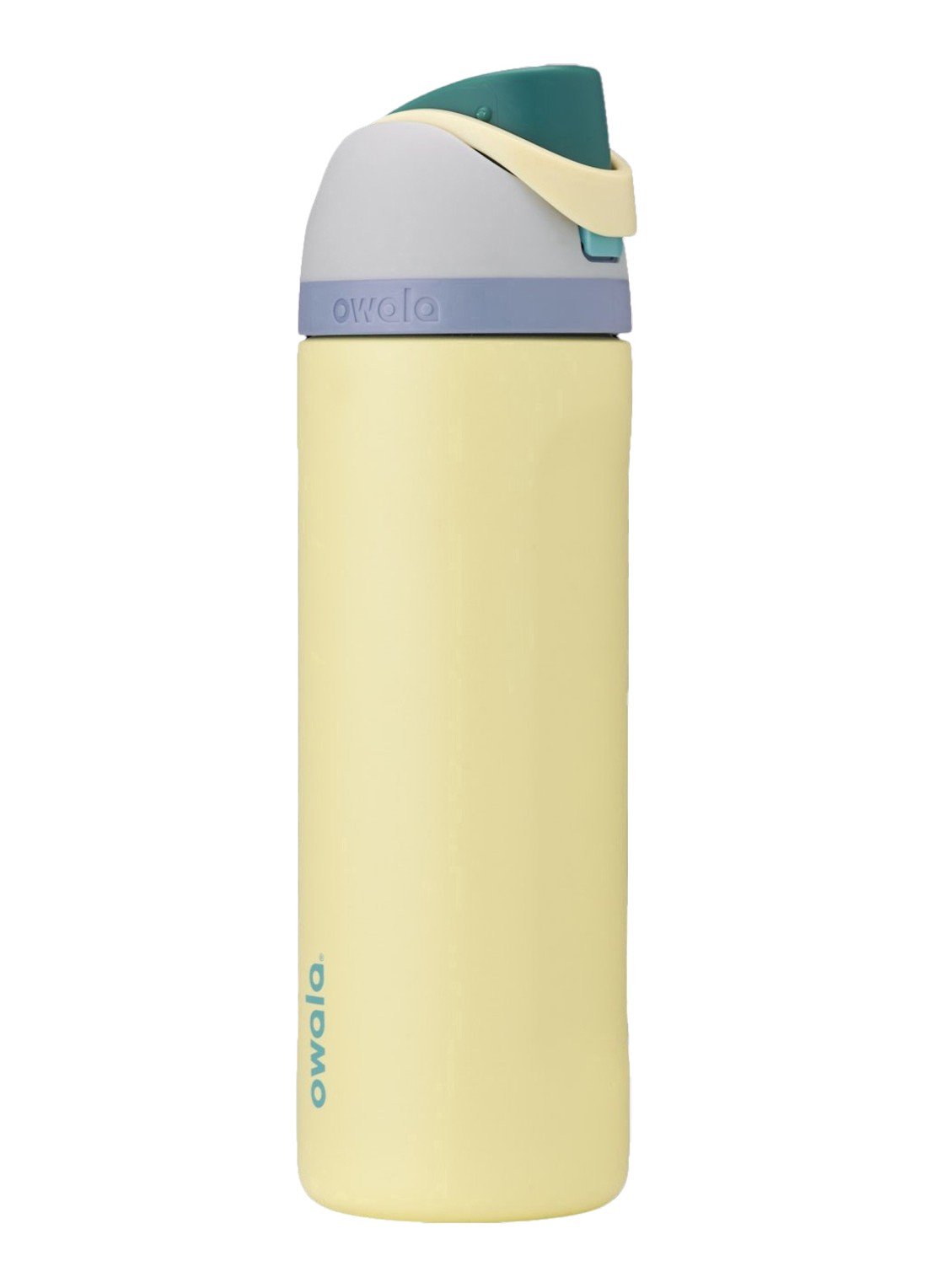 Owala FreeSip waterfles 71 cl - voorkant lichtgeel