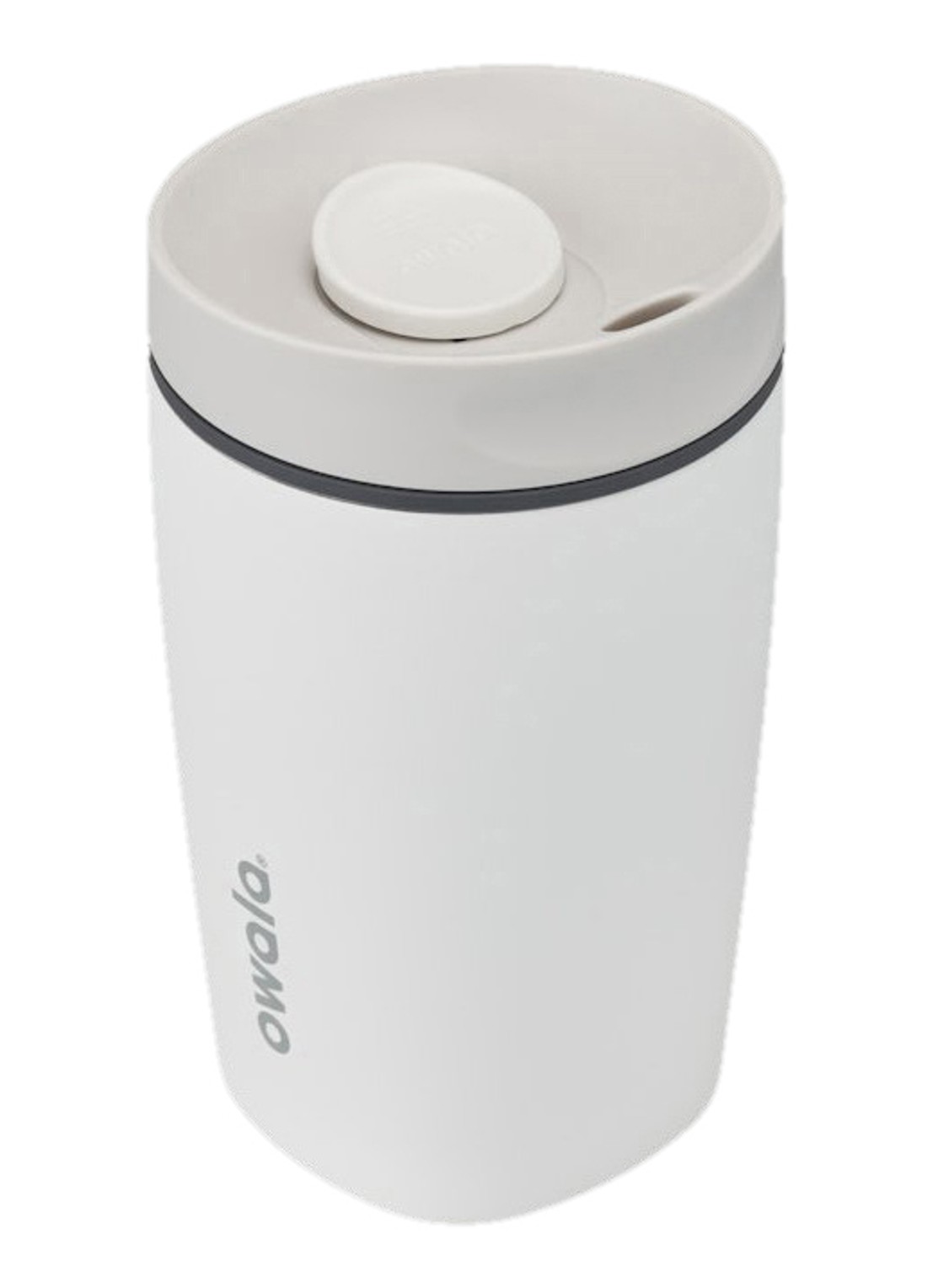 Owala SmoothSip Slider thermosbeker 35,5 cl - voorkant wit