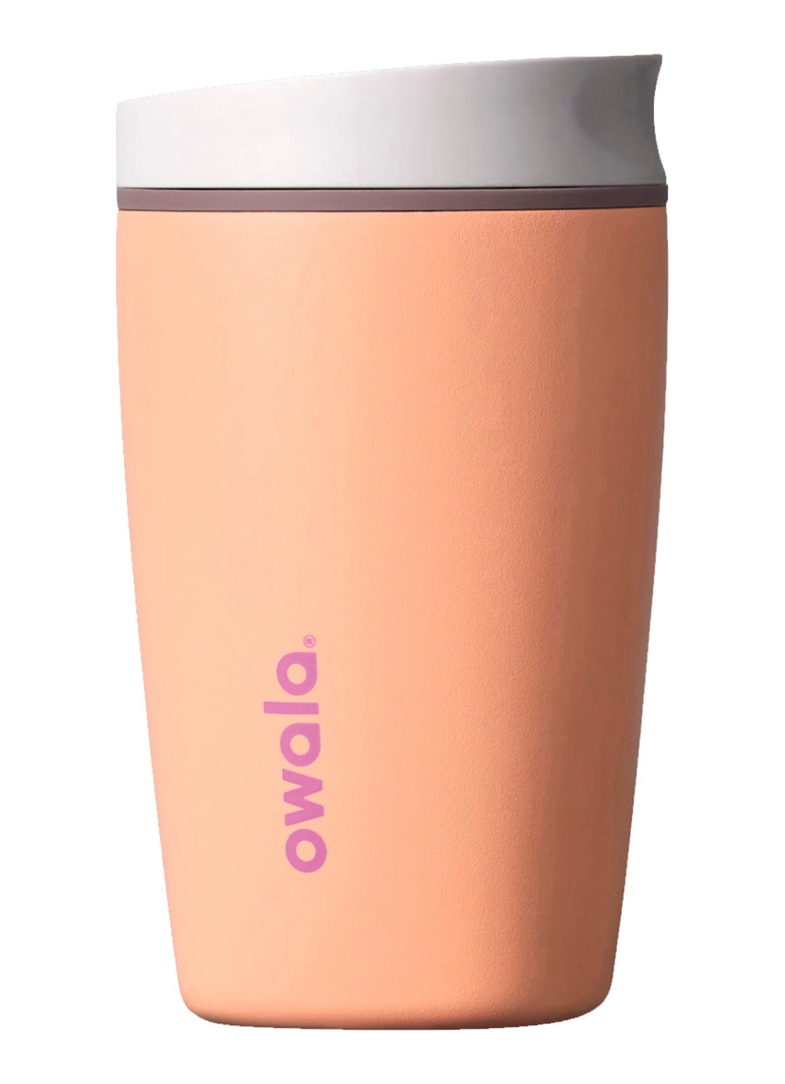 Owala SmoothSip Slider thermosbeker 35,5 cl - voorkant perzikroze