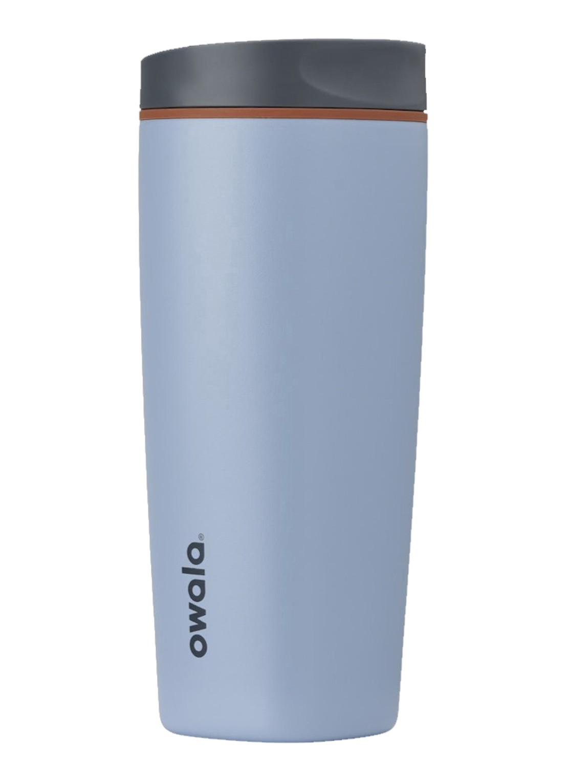 Owala SmoothSip Slider thermosbeker 59 cl - voorkant blauwgrijs