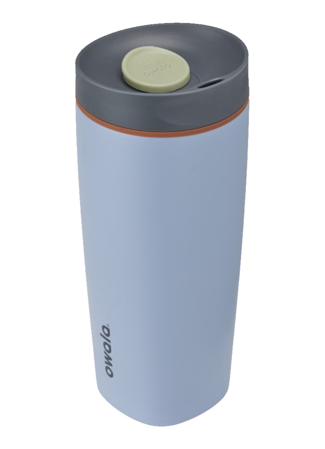 Owala SmoothSip Slider thermosbeker 59 cl - voorkant 2 blauwgrijs