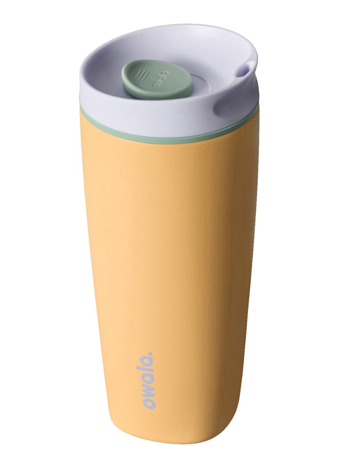 Owala SmoothSip Slider thermosbeker 59 cl - voorkant 2 geel