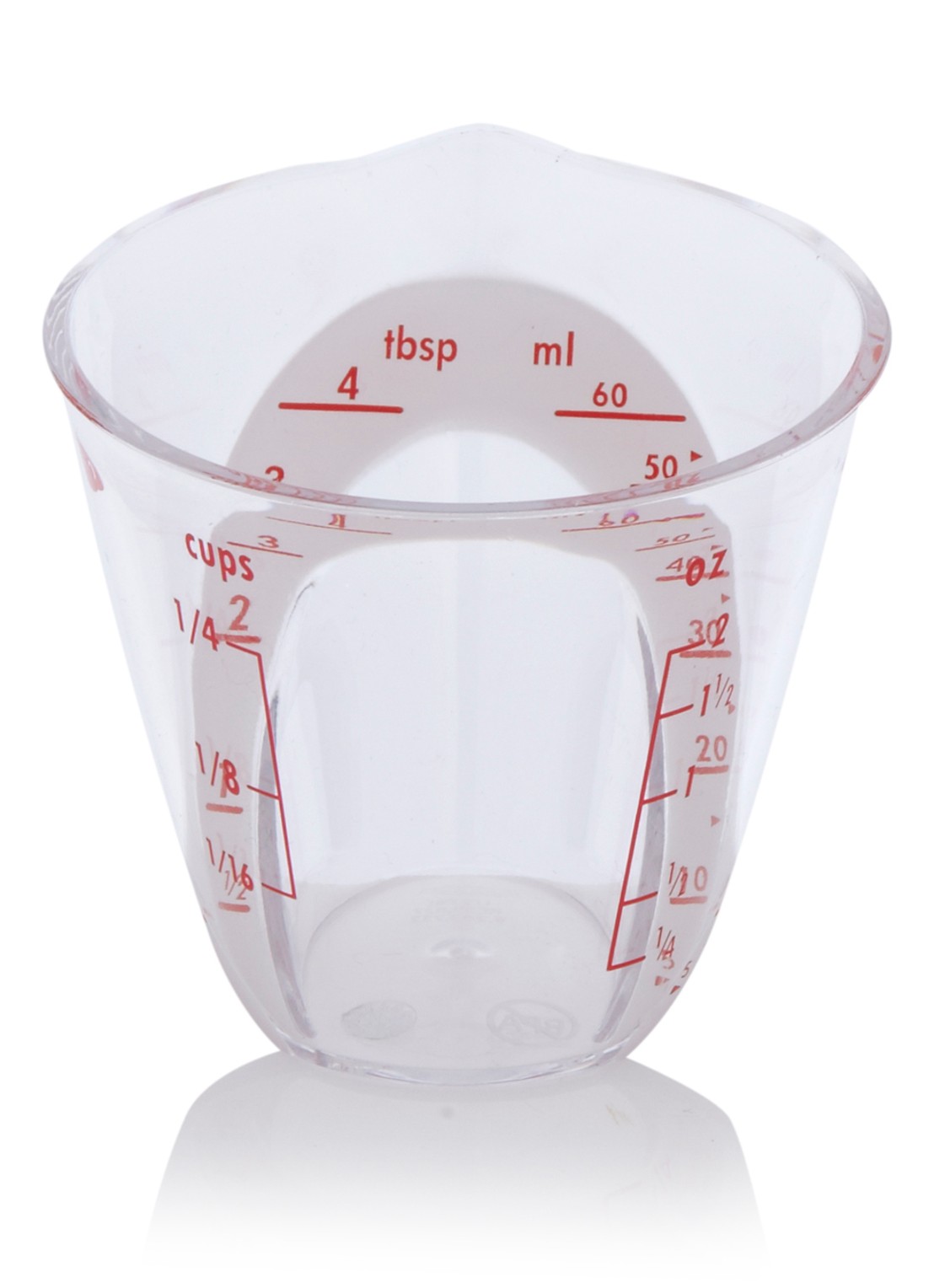 Oxo Good Grips maatkan 60 ml - voorkant wit