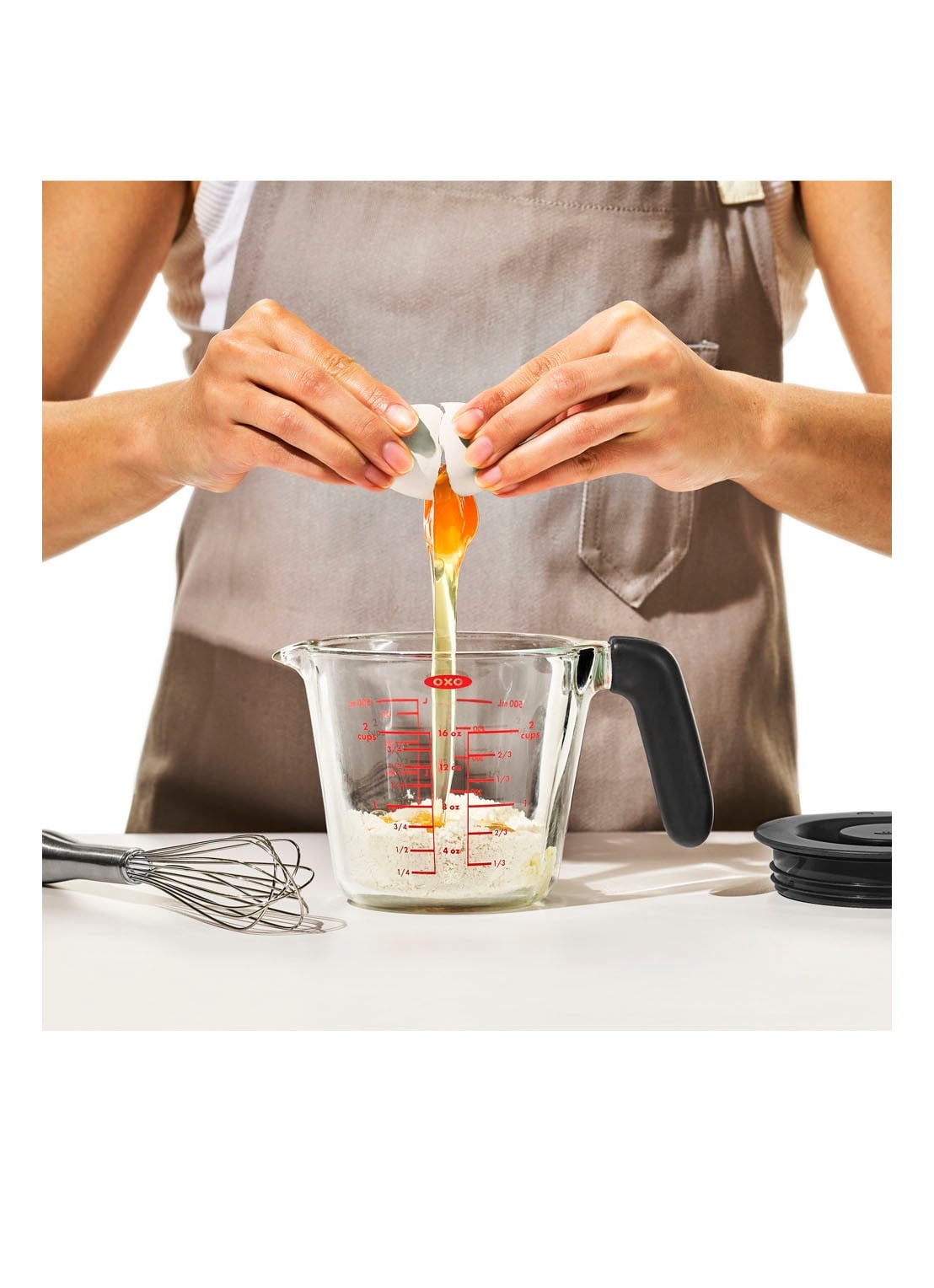 Oxo Maatkan met deksel 50 cl - detail 5 transparant
