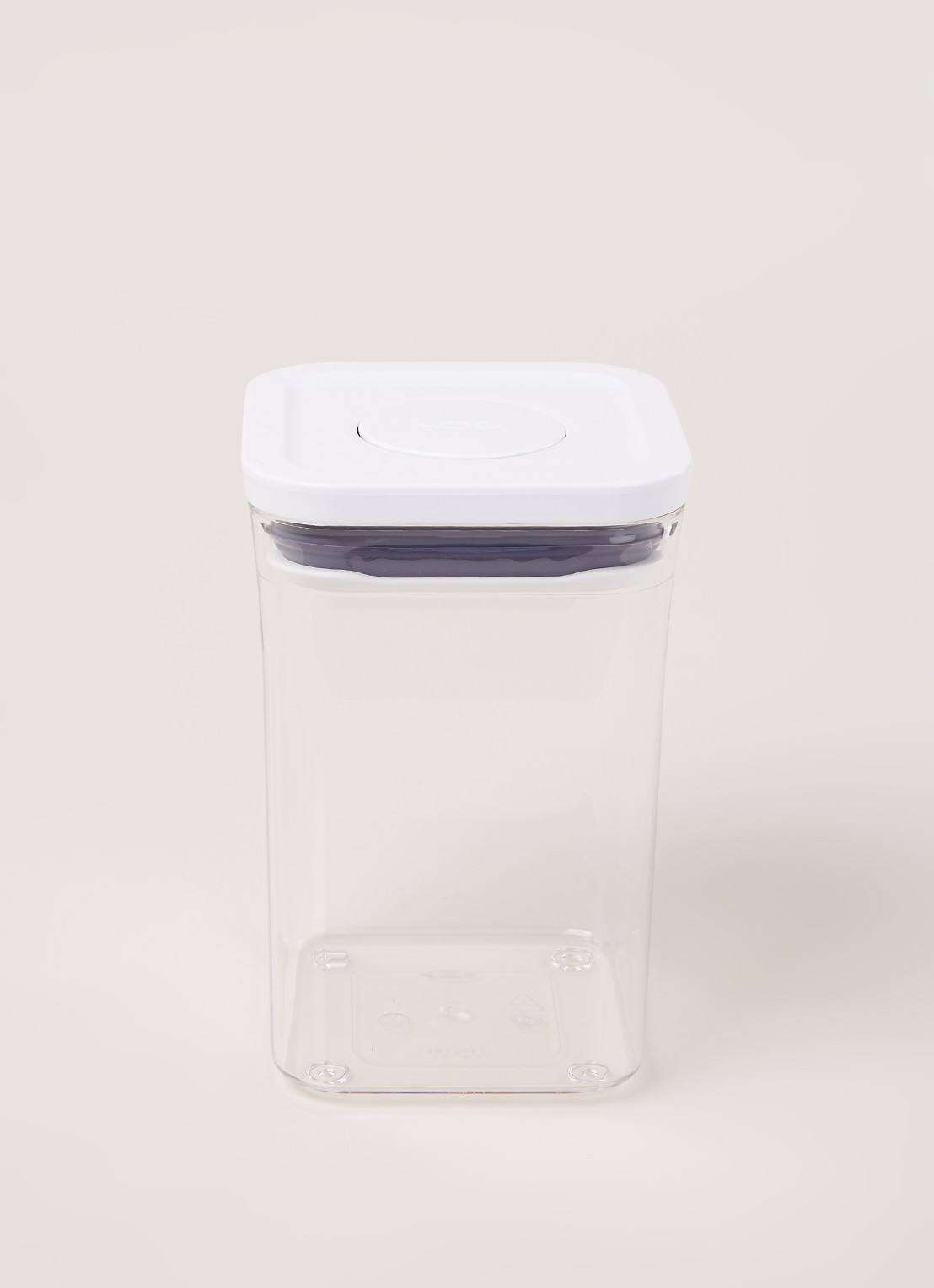 Oxo POP 2.0 voorraadpot 1,0 liter - voorkant 2 transparant