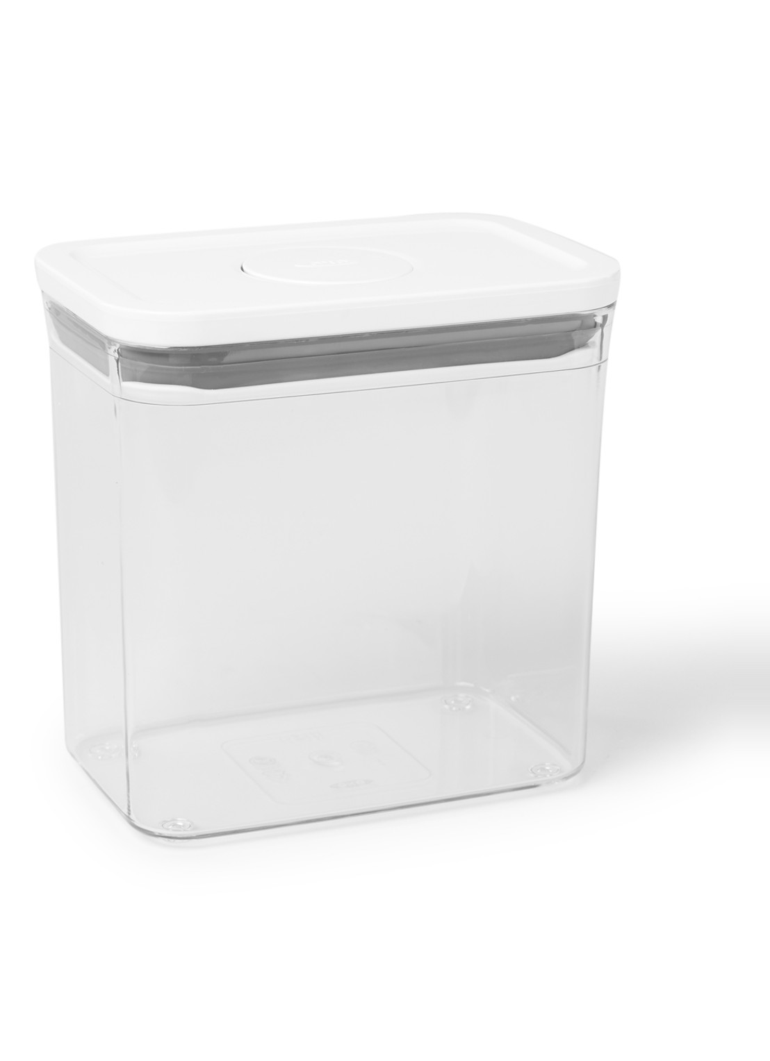 Oxo POP 2.0 voorraadpot 1,6 liter - voorkant transparant