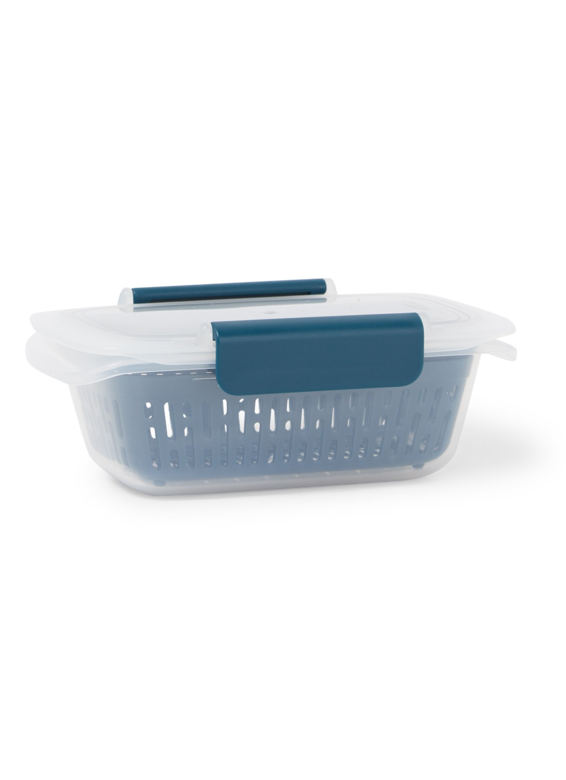 Oxo Prep & Go fruitbakje met vergiet 450 ml - voorkant 2 wit